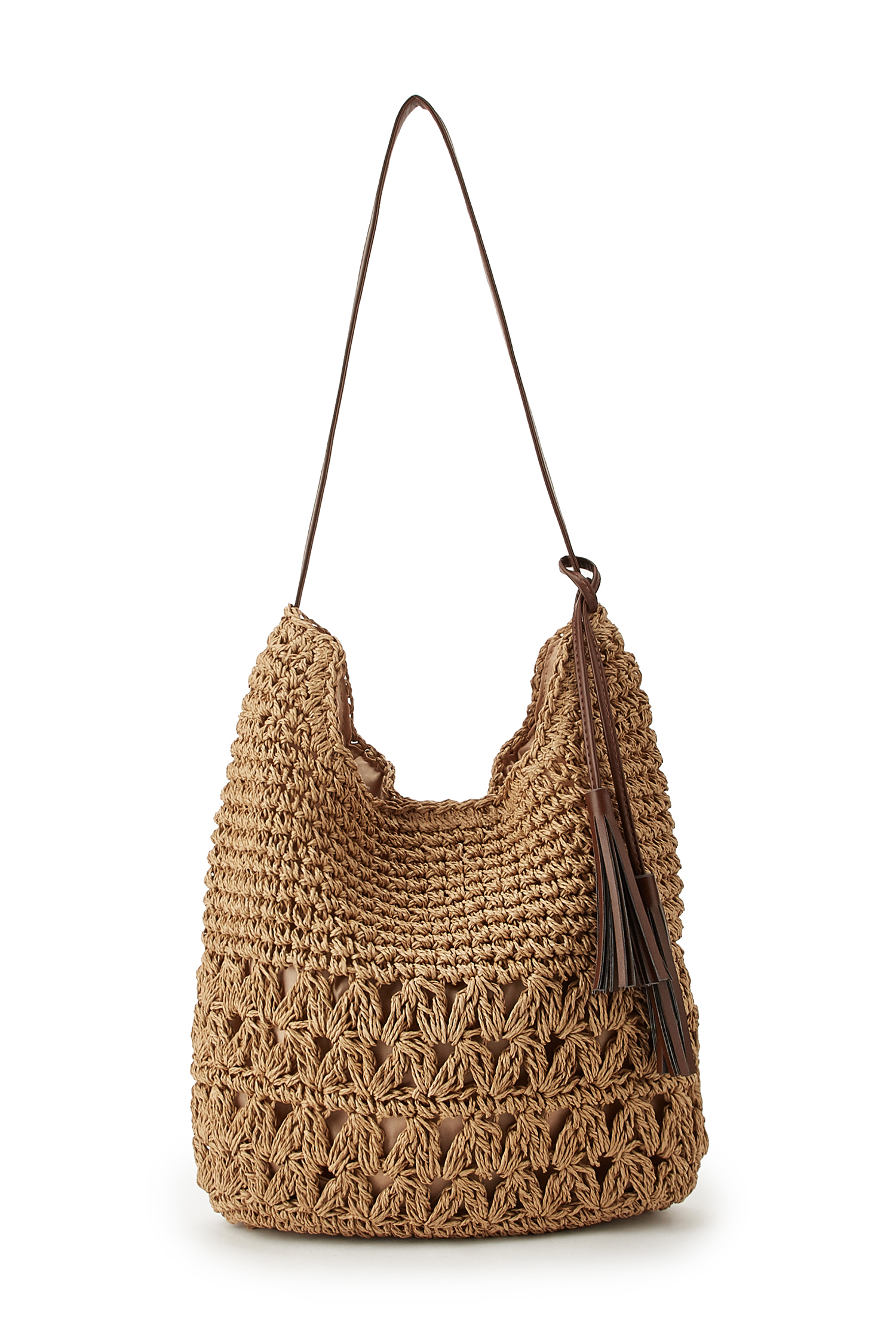 Sac en paille détail pompon