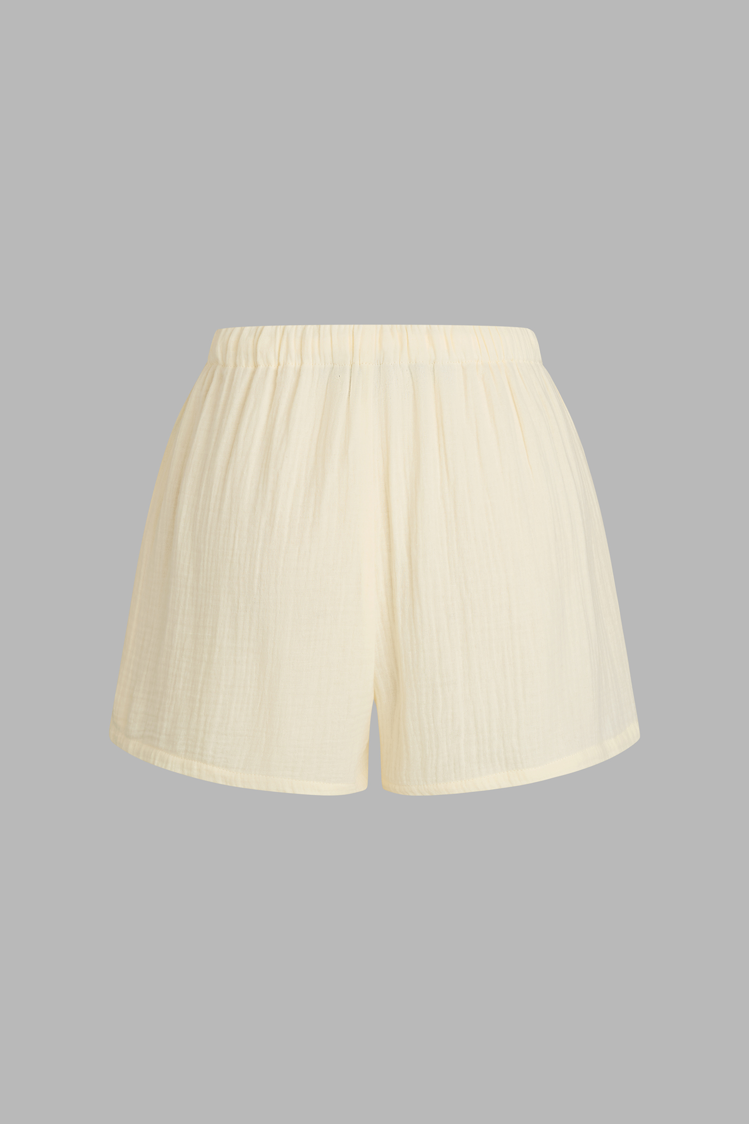 Short cover up floral à poches