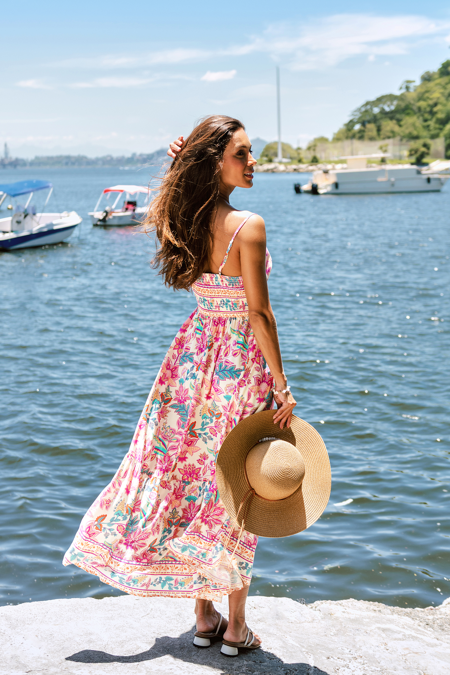 Cherubim Paisley Maxi Jurk