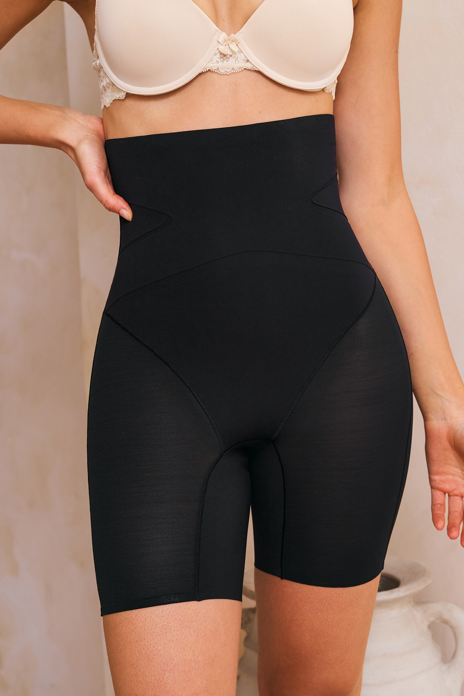 Bas gainant taille haute maintien abdominal