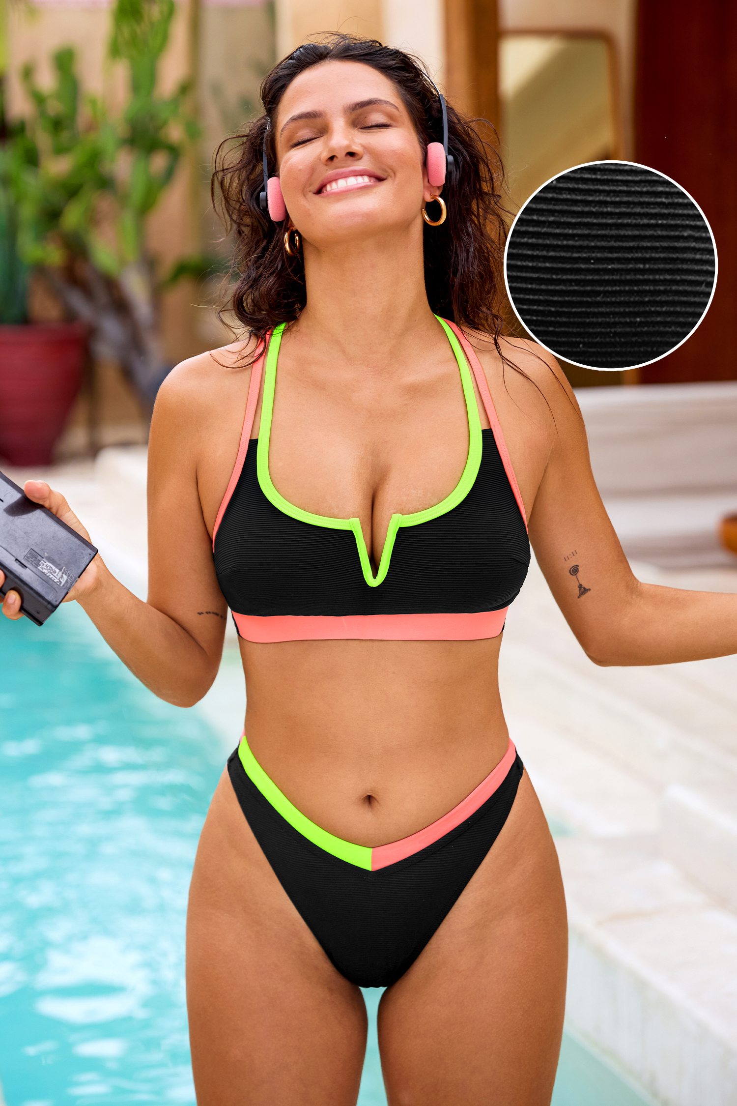 Freestyle Black Bikini Set
