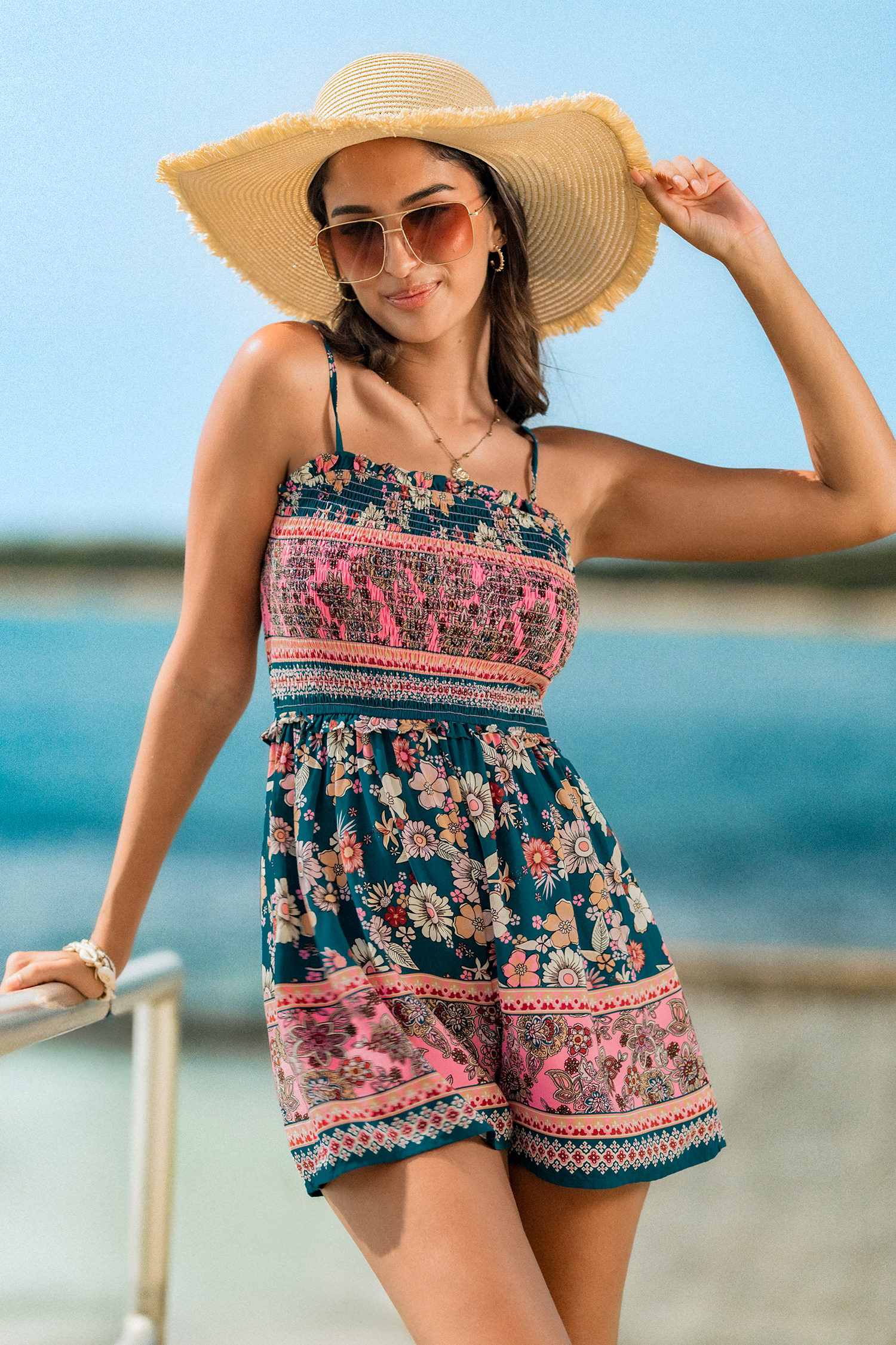 Spur of the Moment Floral Playsuit