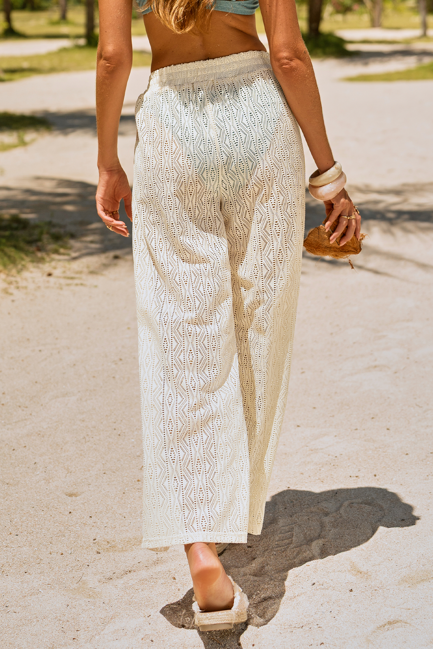 Pantaloni bianchi coprenti In a Mood