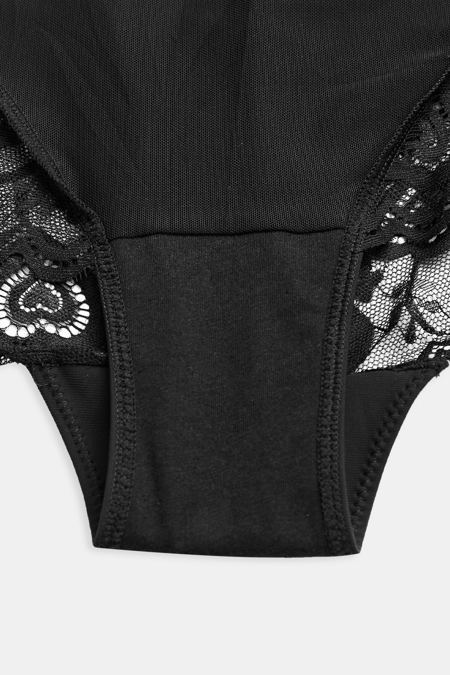 Cute & Covered Black Shapewear Briefs