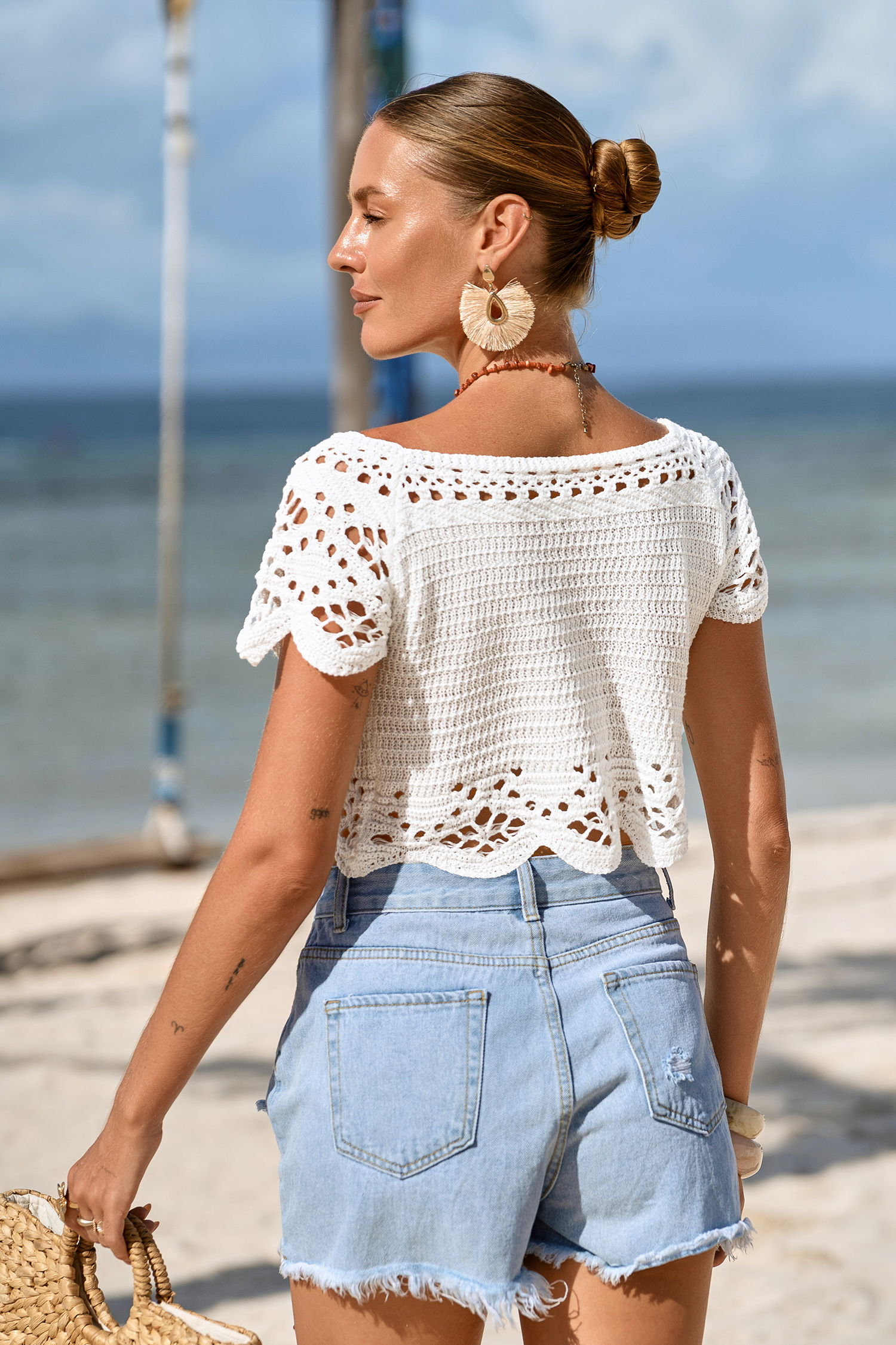 Top bianco Keep Dreaming