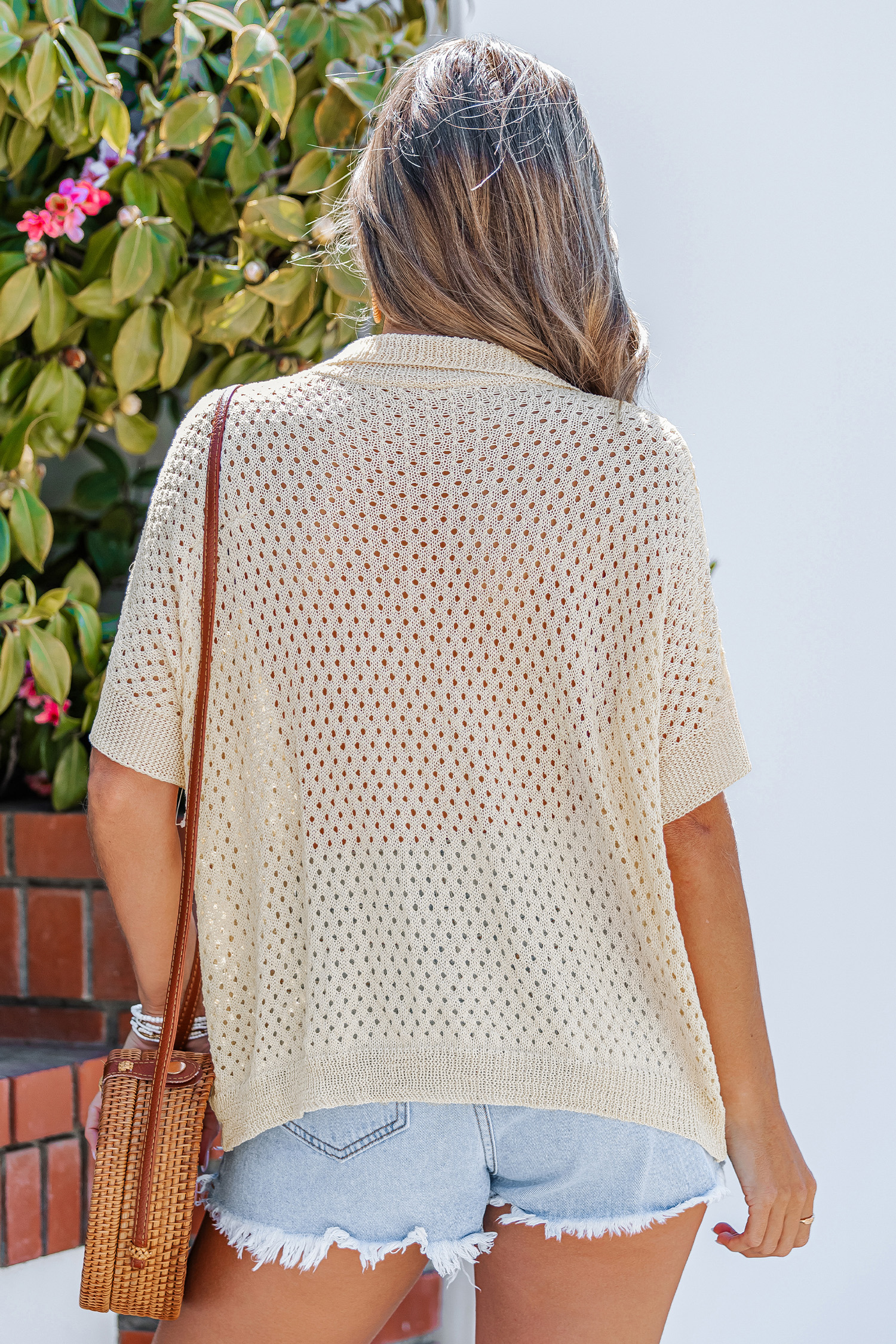 Lauren Beige Knit Top