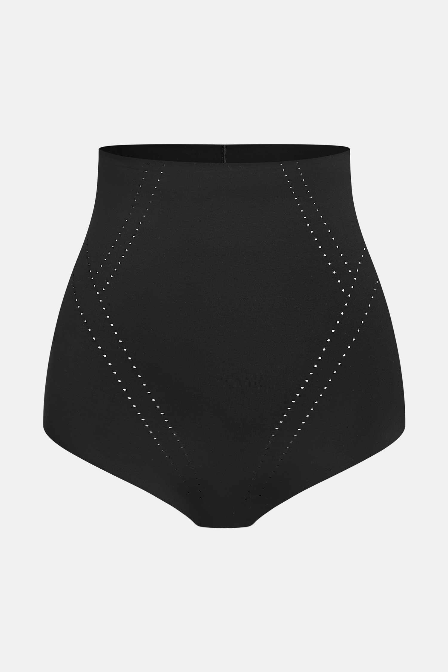 Schwarze High-Waisted Shapewear-Shorts
