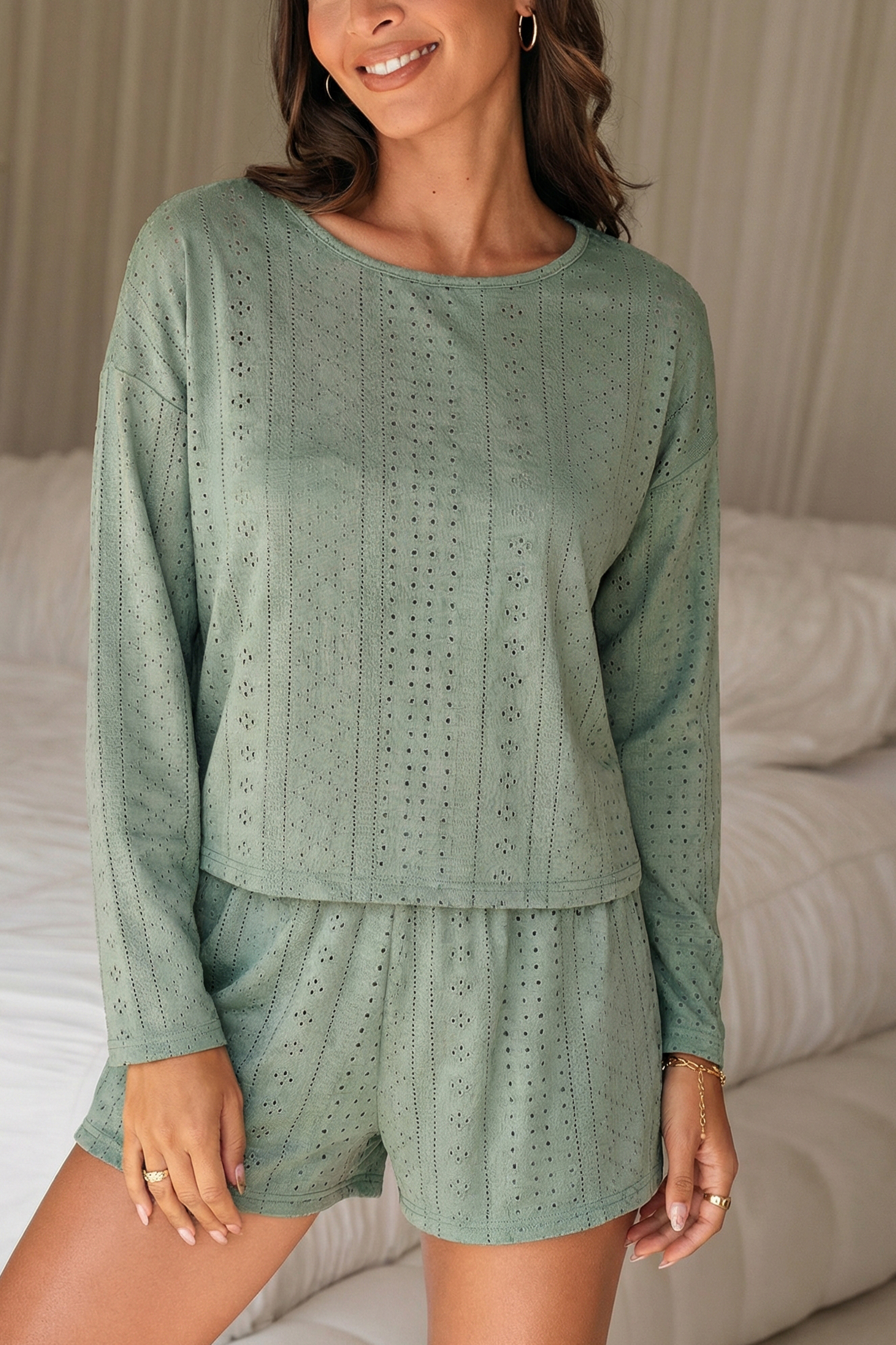 Splendor Green Pajama Set
