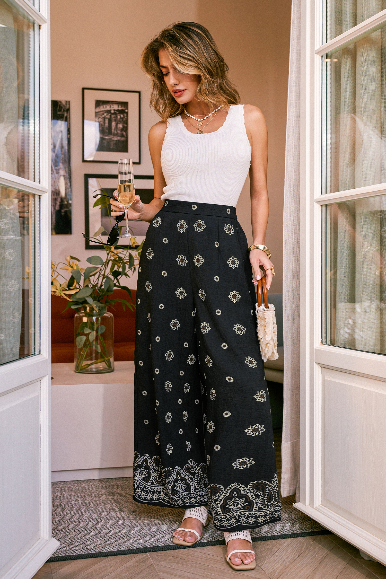 Exhilarating Paisley Pants