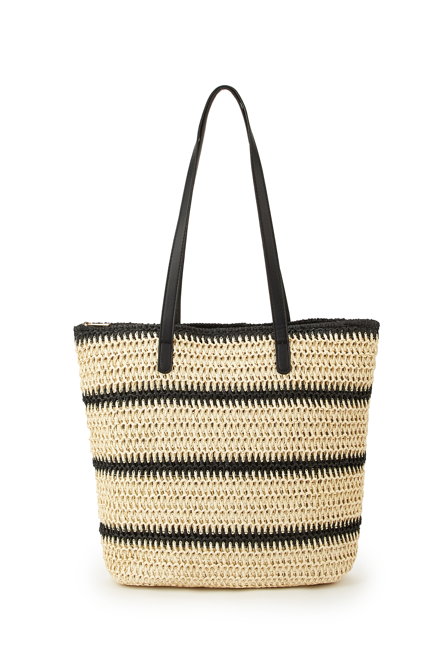 Siren Energy Striped Straw Bag