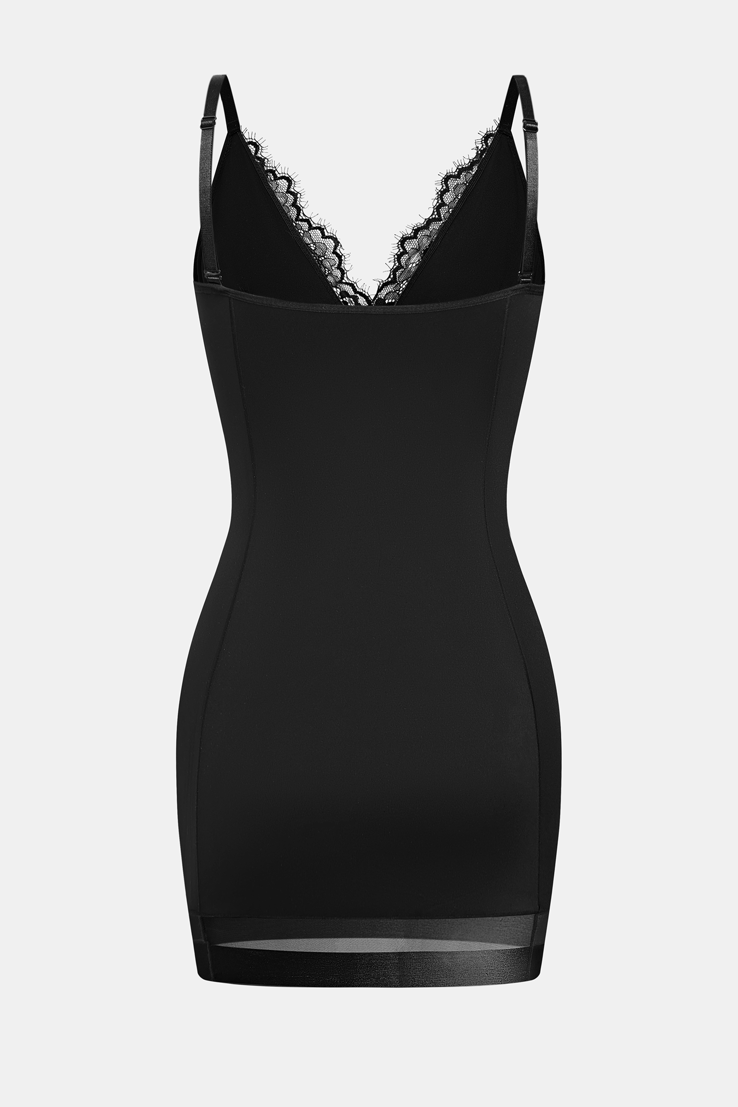 Period Piece Black Shapewear Slip Dress