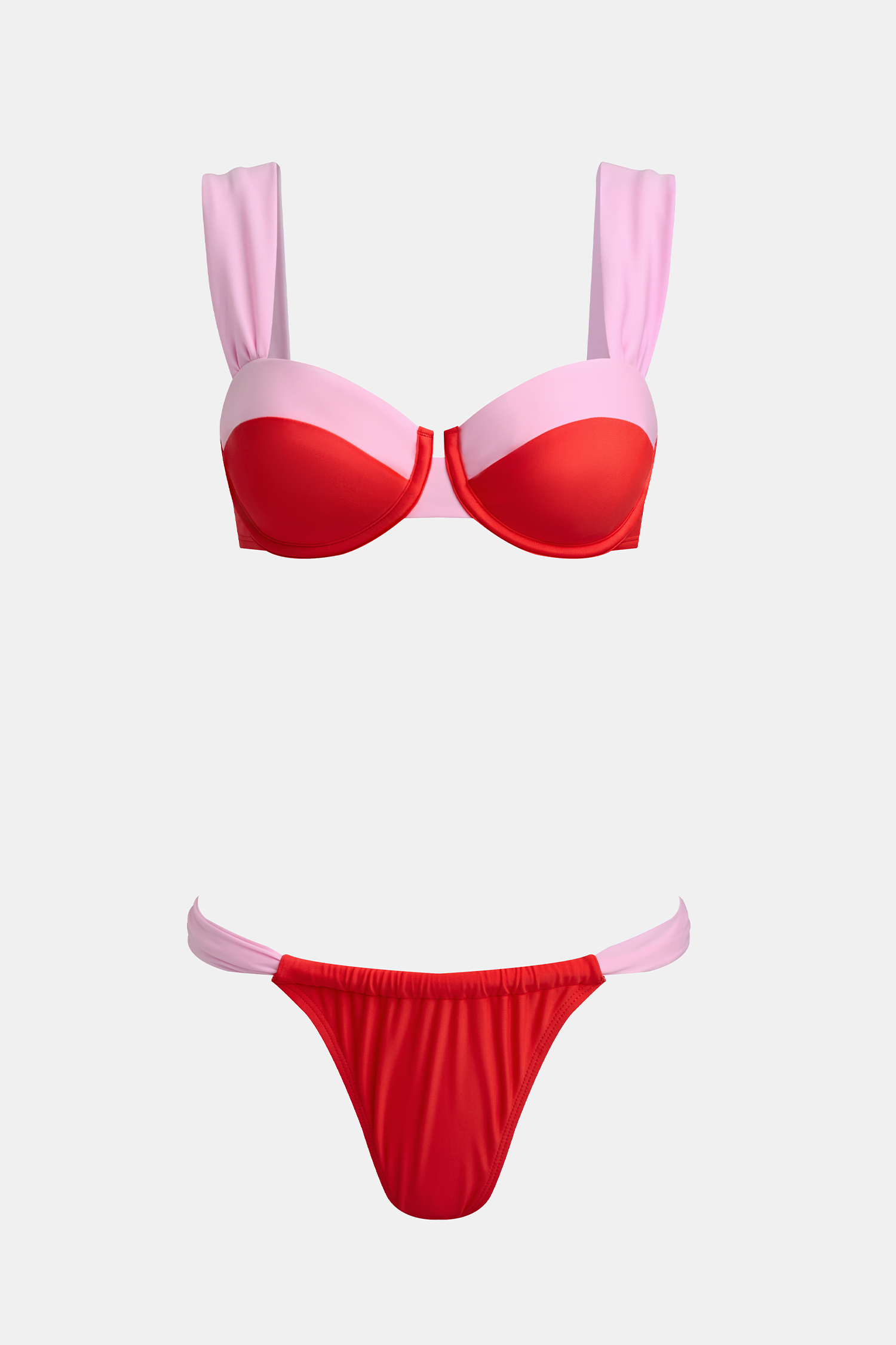 Eros' Arrow Two-Toned Bikini Set