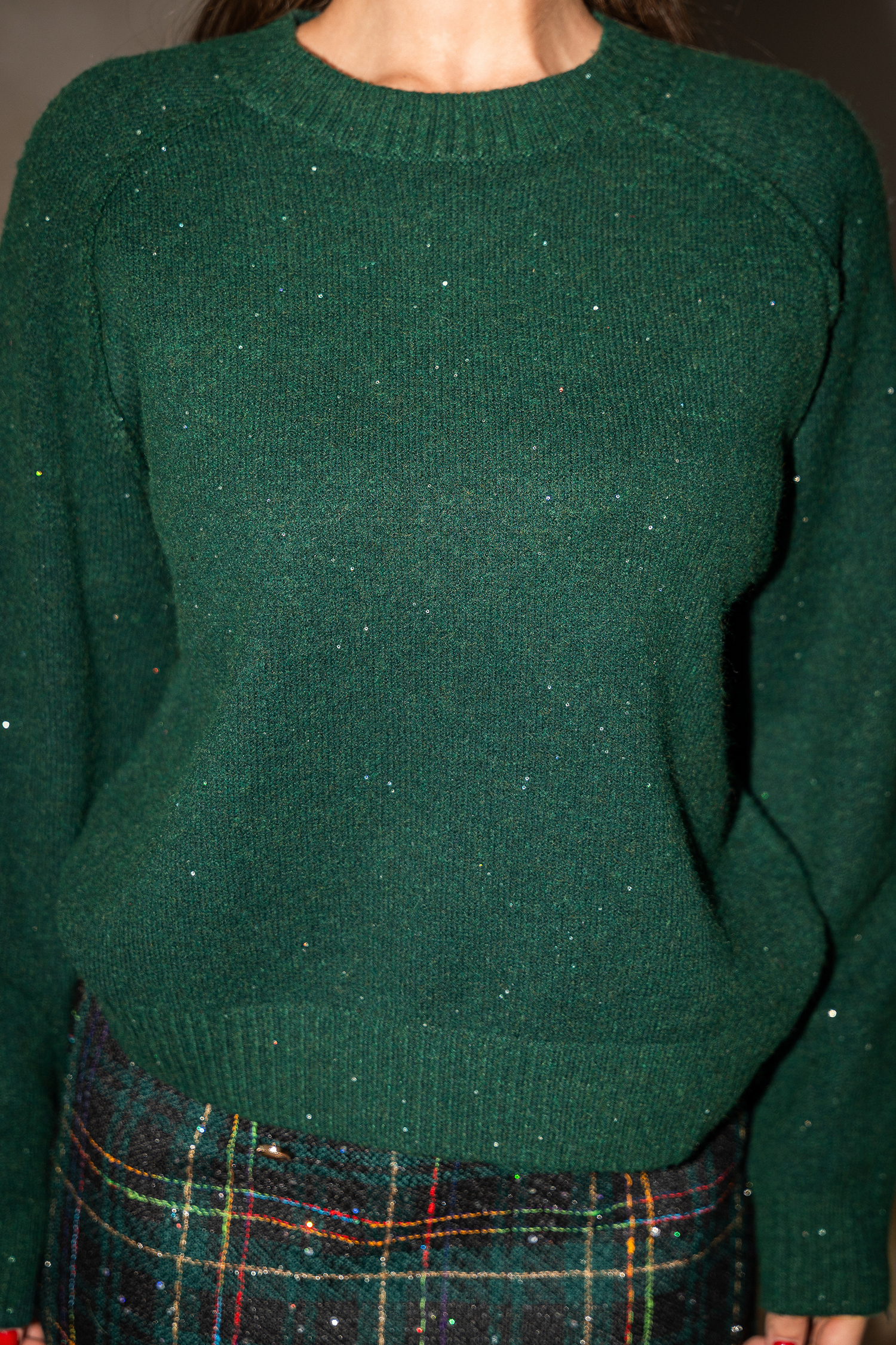 Evergreen Escape Green Sweater