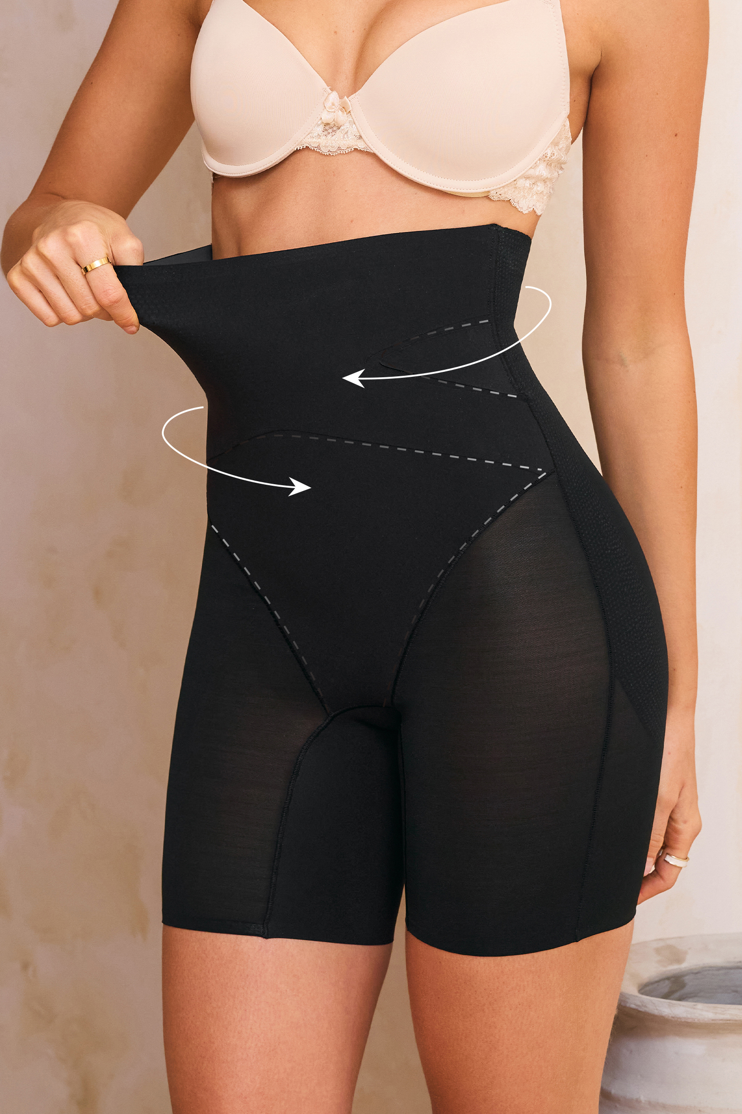 Night Moves Black Shapewear Bottoms