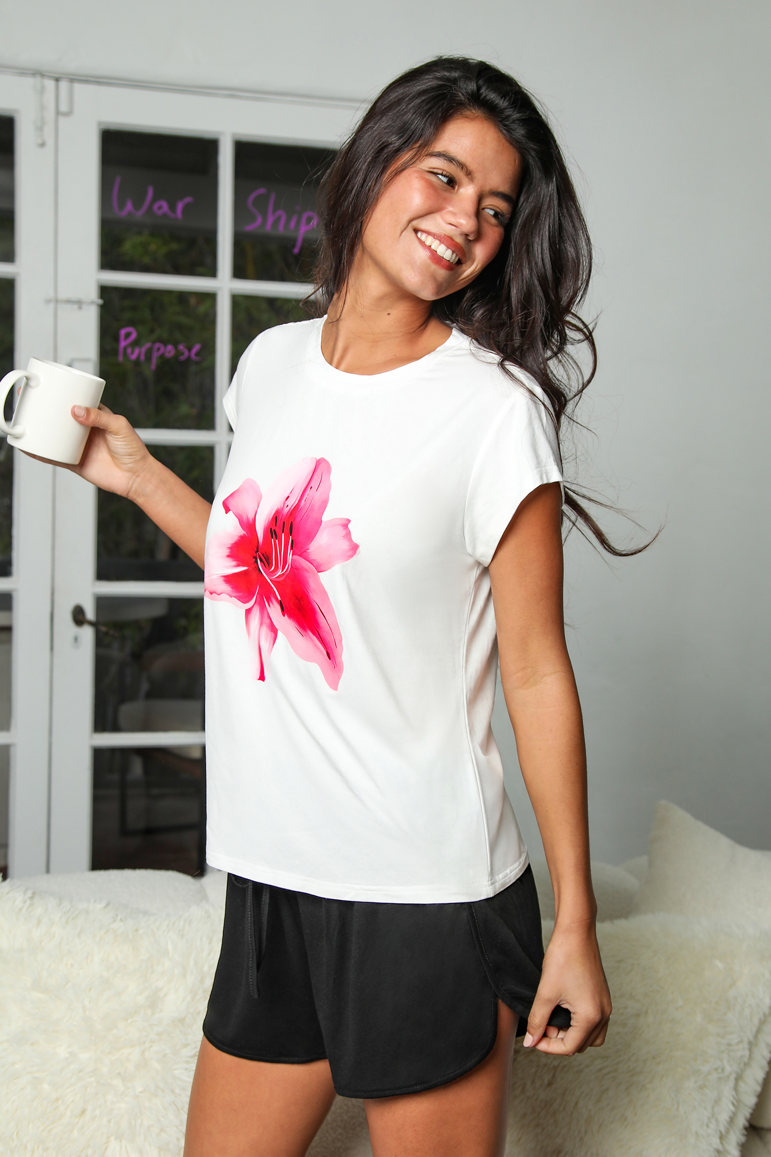 Pillow Talking Floral Pajama Set