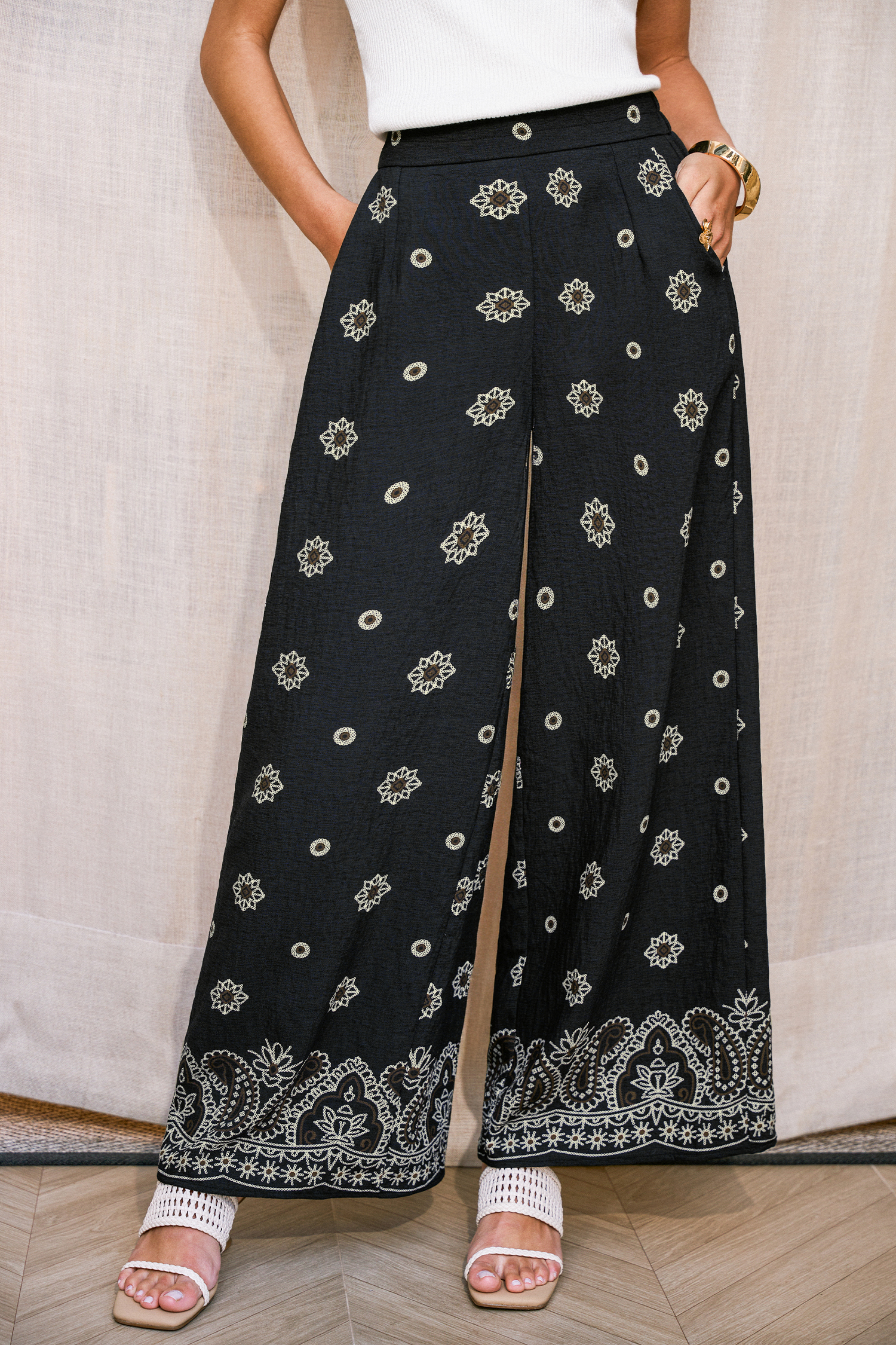 Exhilarating Paisley Pants