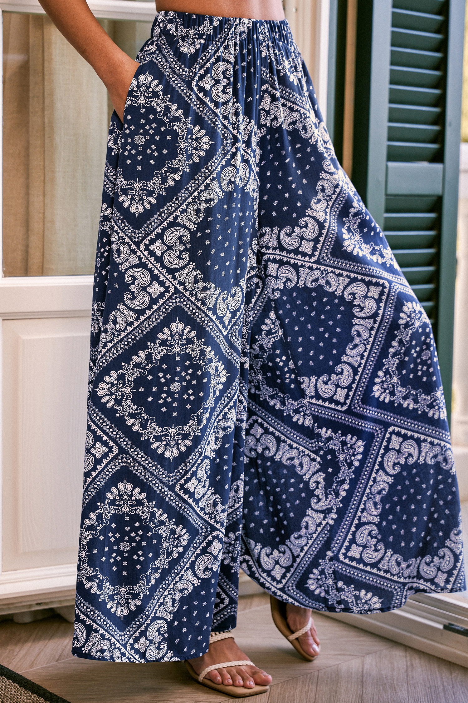 Conjunto de 2 piezas con estampado paisley Stream of Consciousness