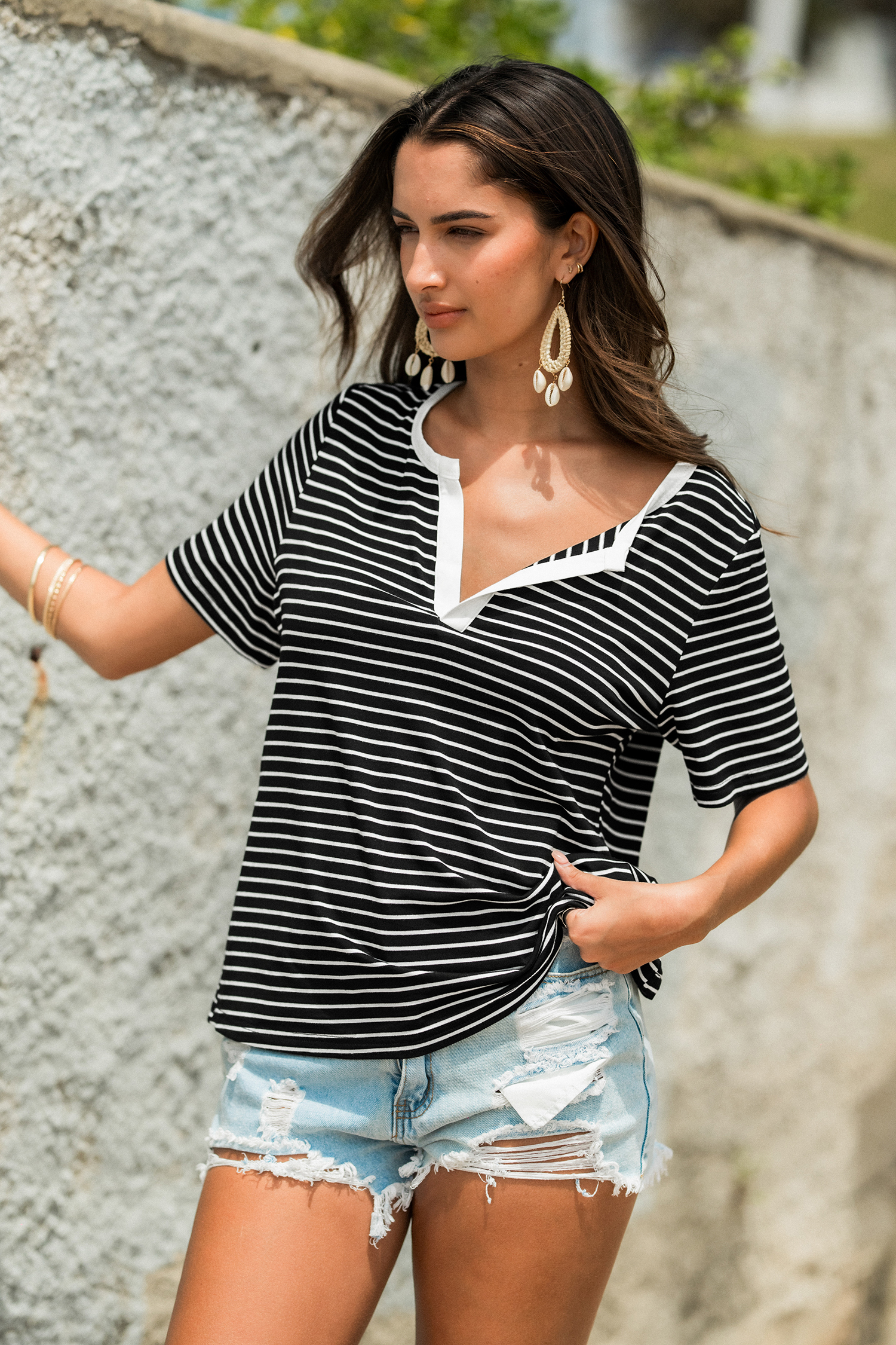 My Purpose Striped Tee