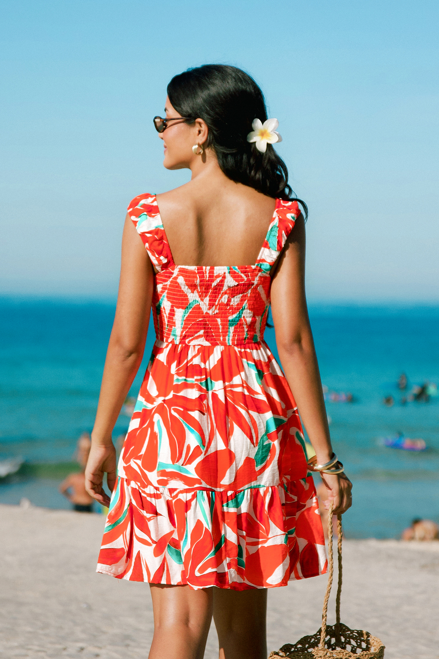 Fruity Fizz Tropical Mini Dress