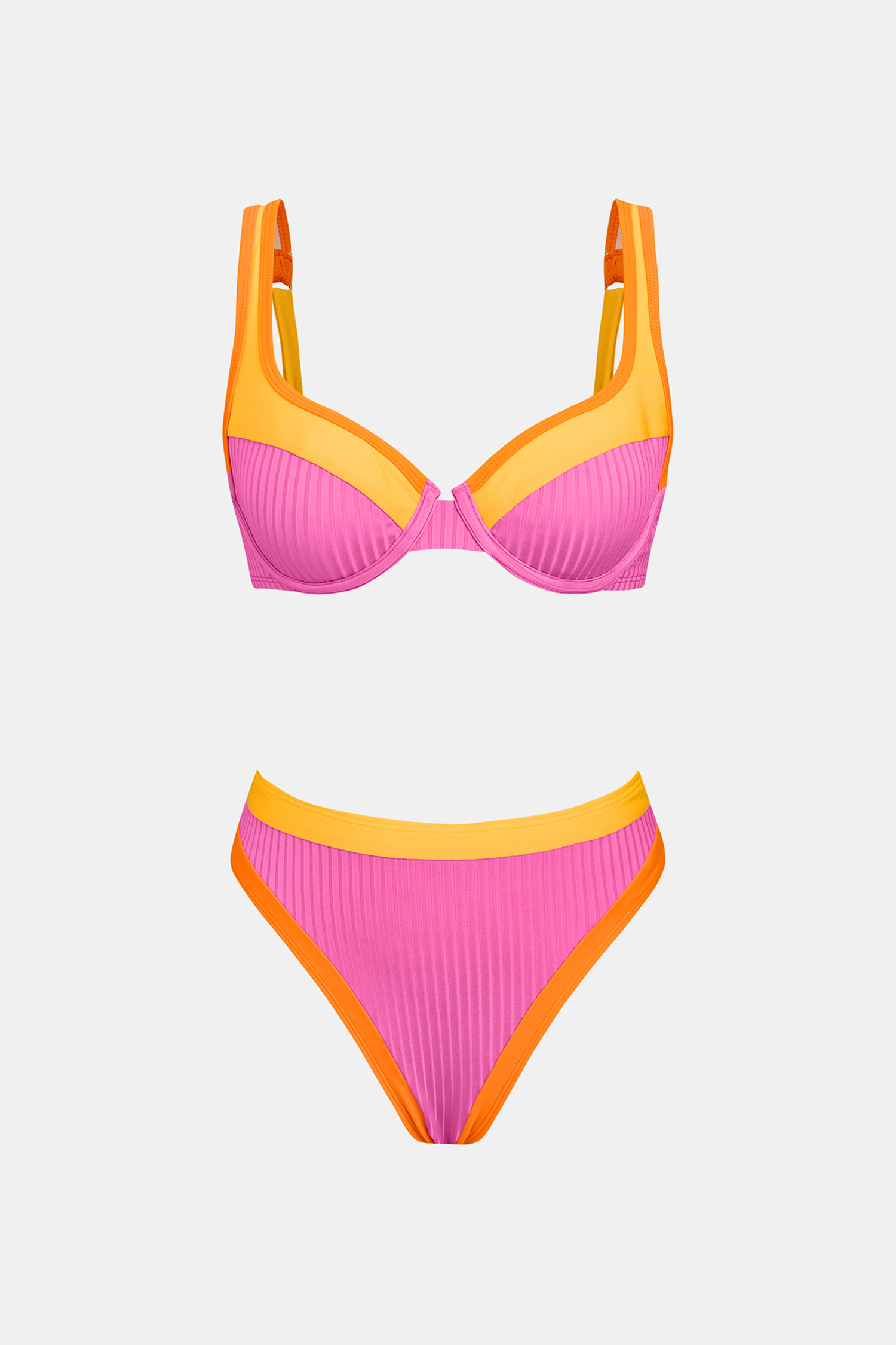 Burnin' Bright Bikinitop en Broekje Set