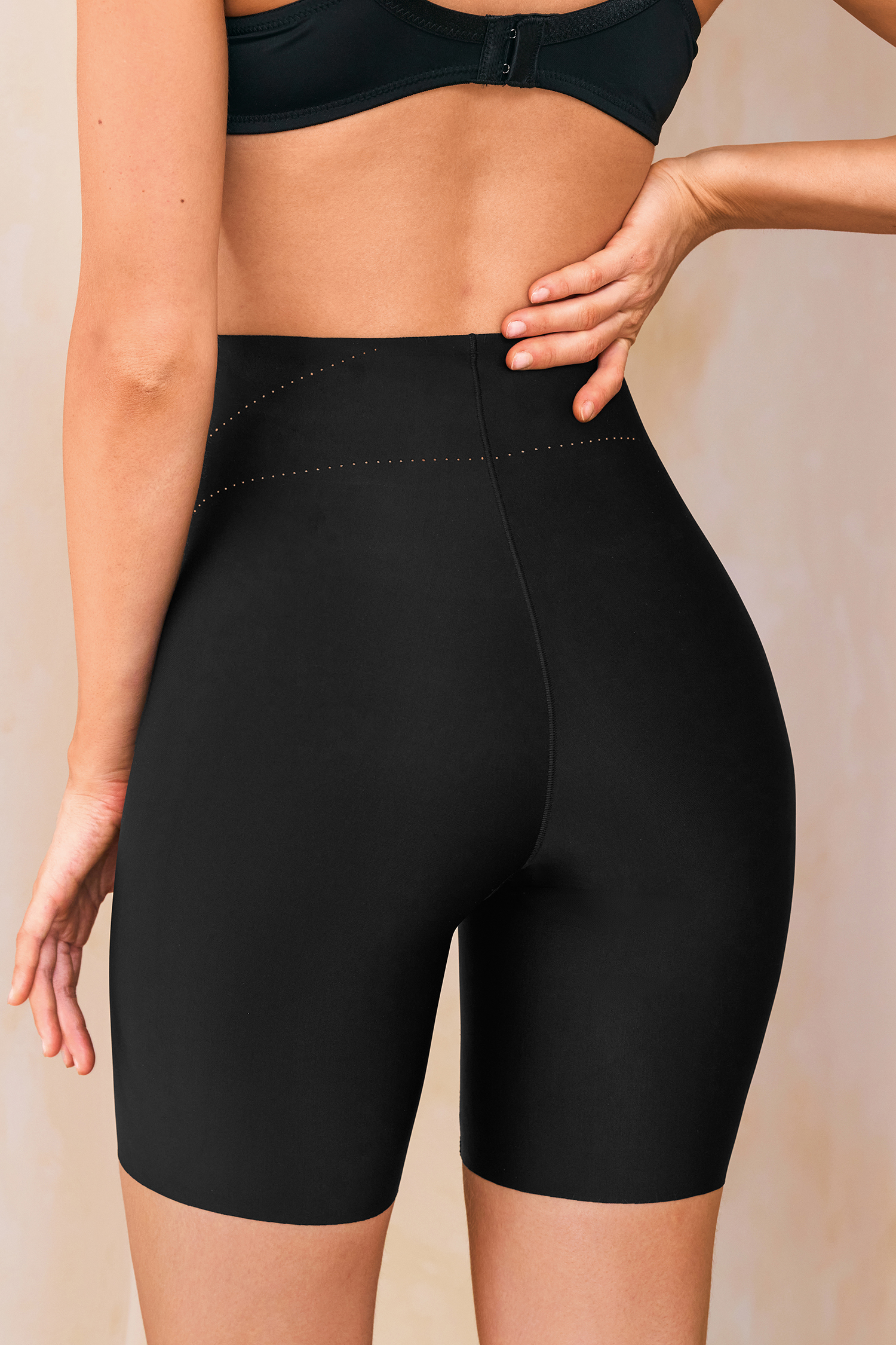 Safe Bet Black Shapewear Shorts