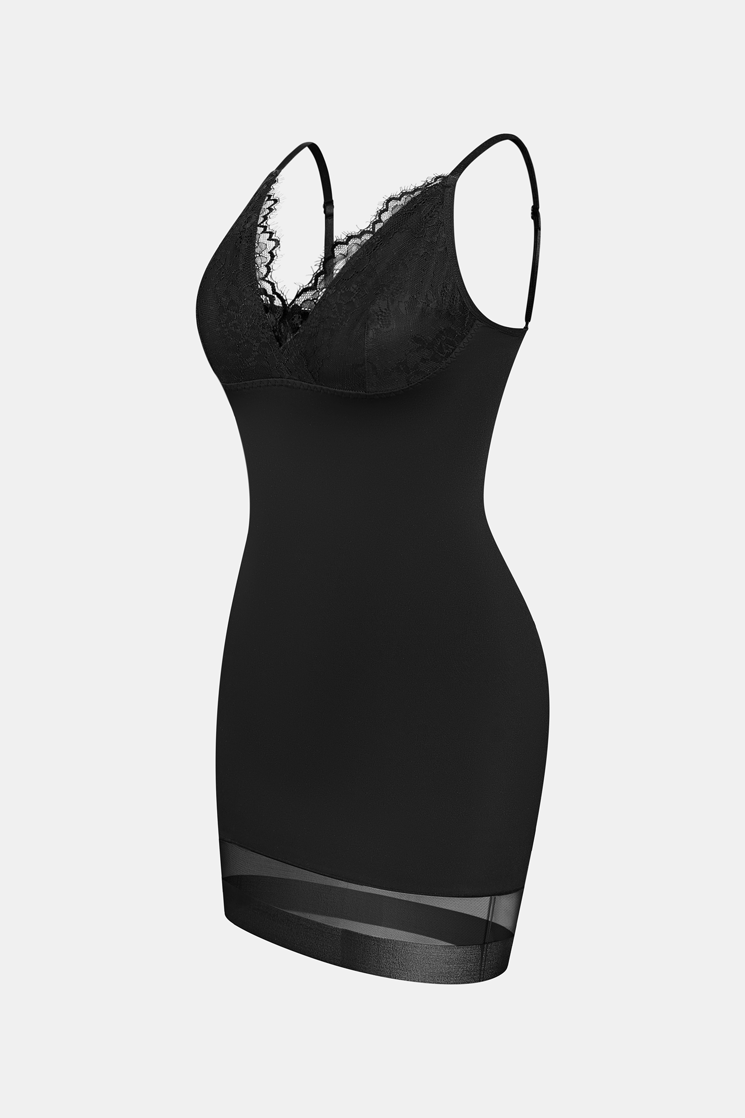 Period Piece Black Shapewear Slip Dress