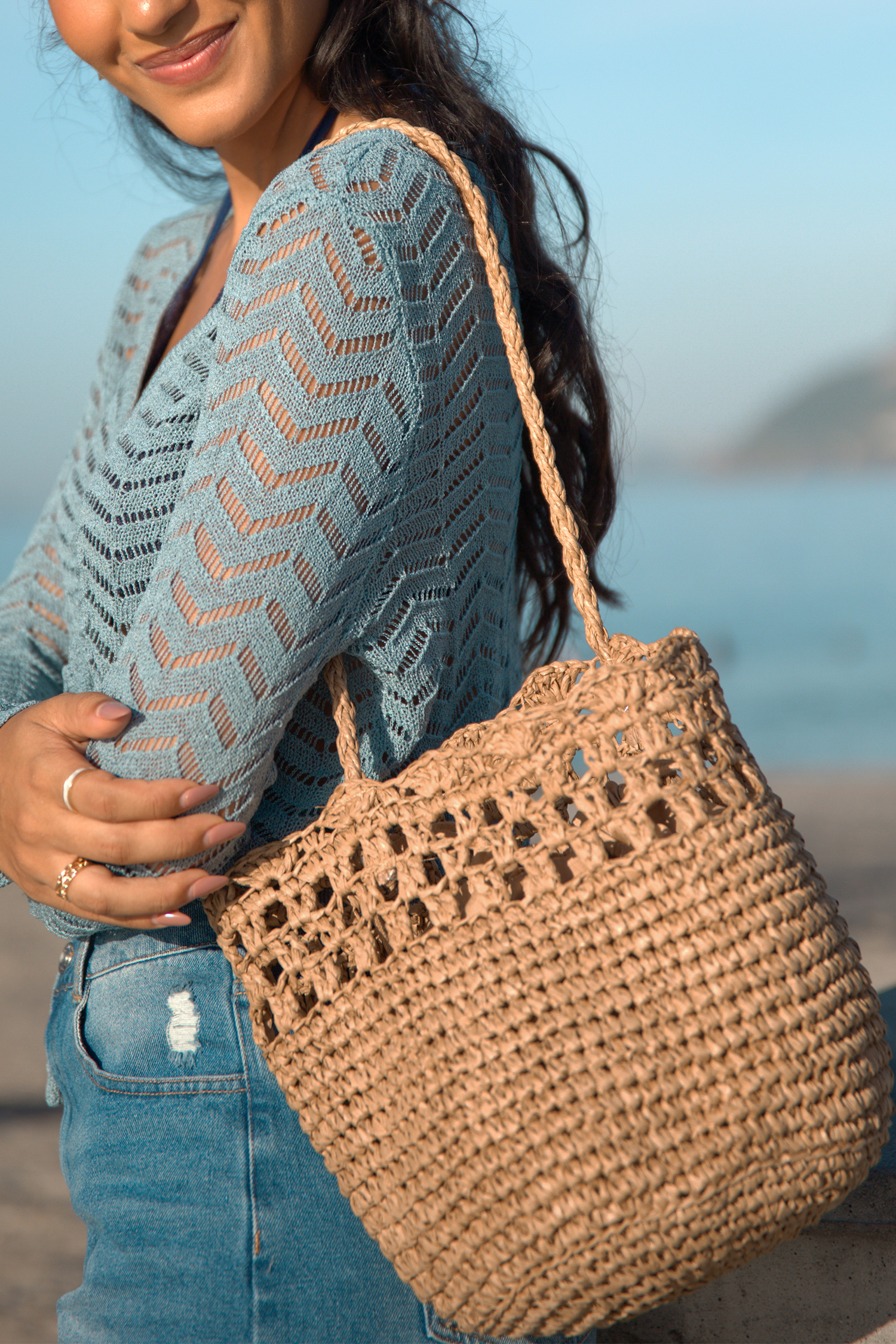 Borsa di paglia Life of Abundance