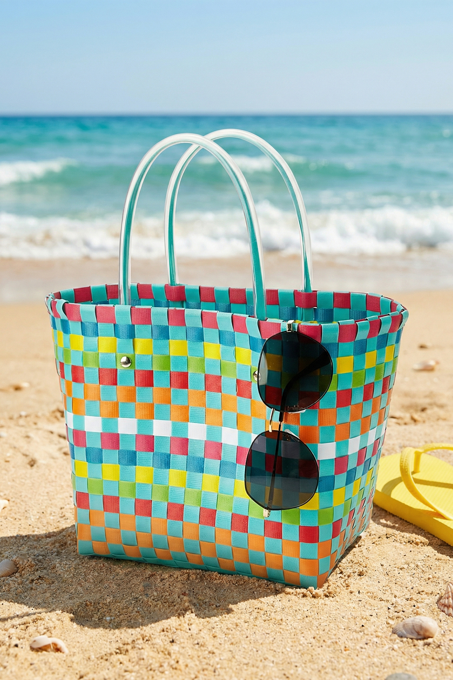 Borsa intrecciata per portafrutta