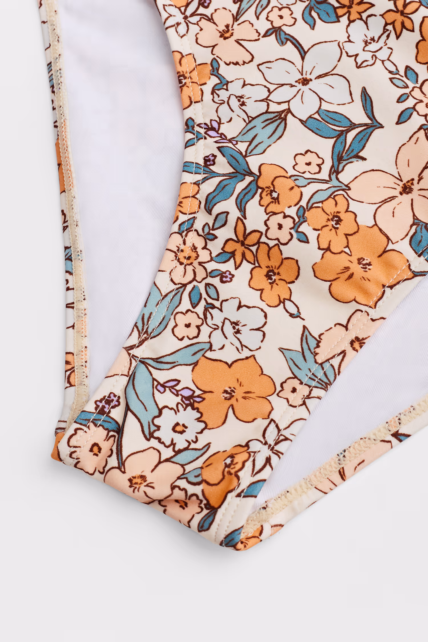 Yellow Ditsy Wrapped Cutout One-Piece