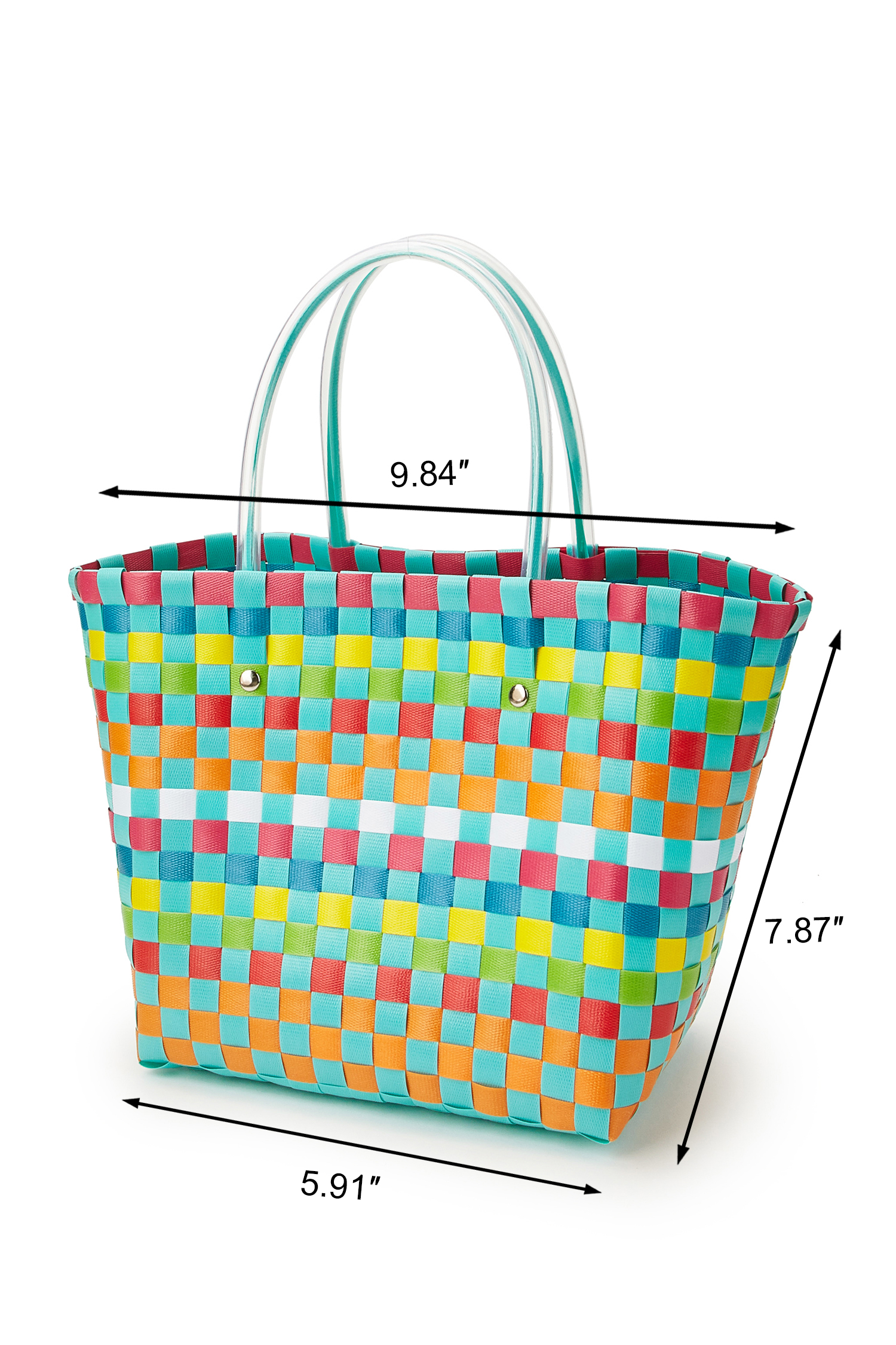 Borsa intrecciata per portafrutta