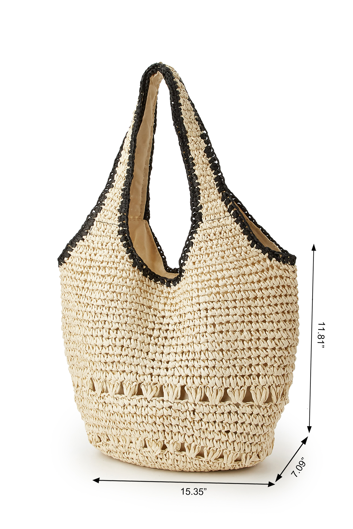 Borsa di paglia raggiante