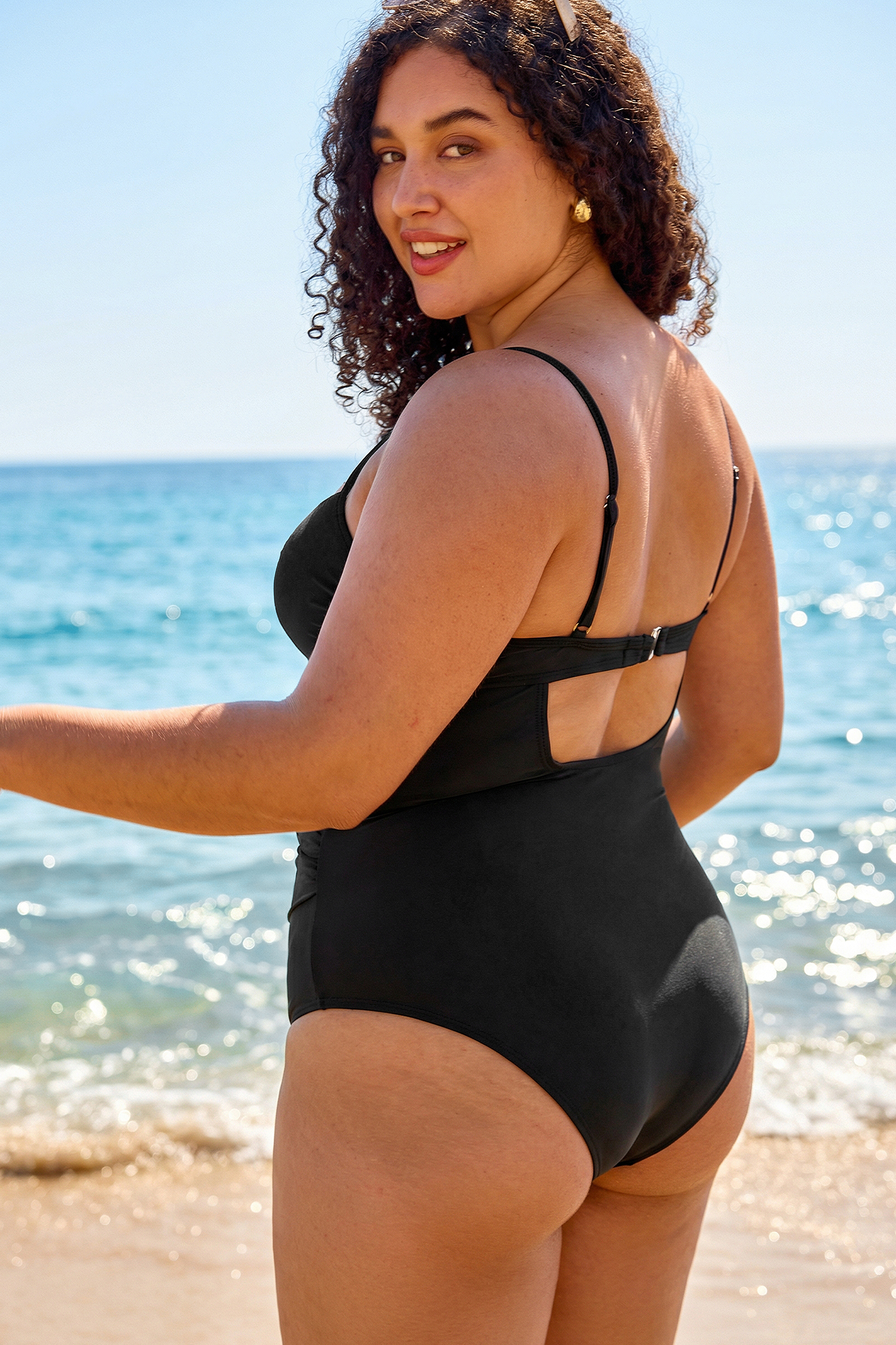 Sheer Muse Tummy Control One-Piece Swimsuit