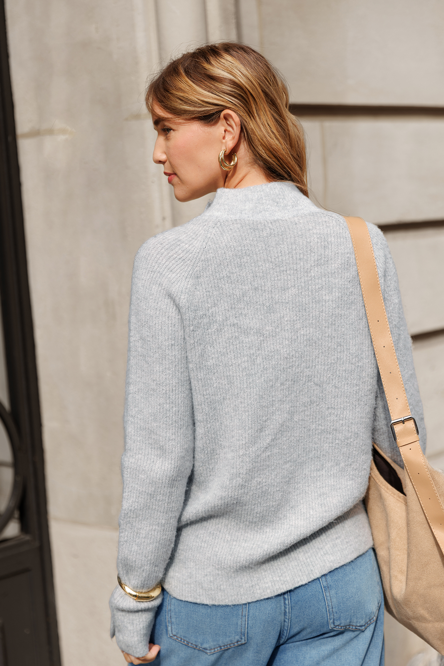 Classic Approach Grey Sweater