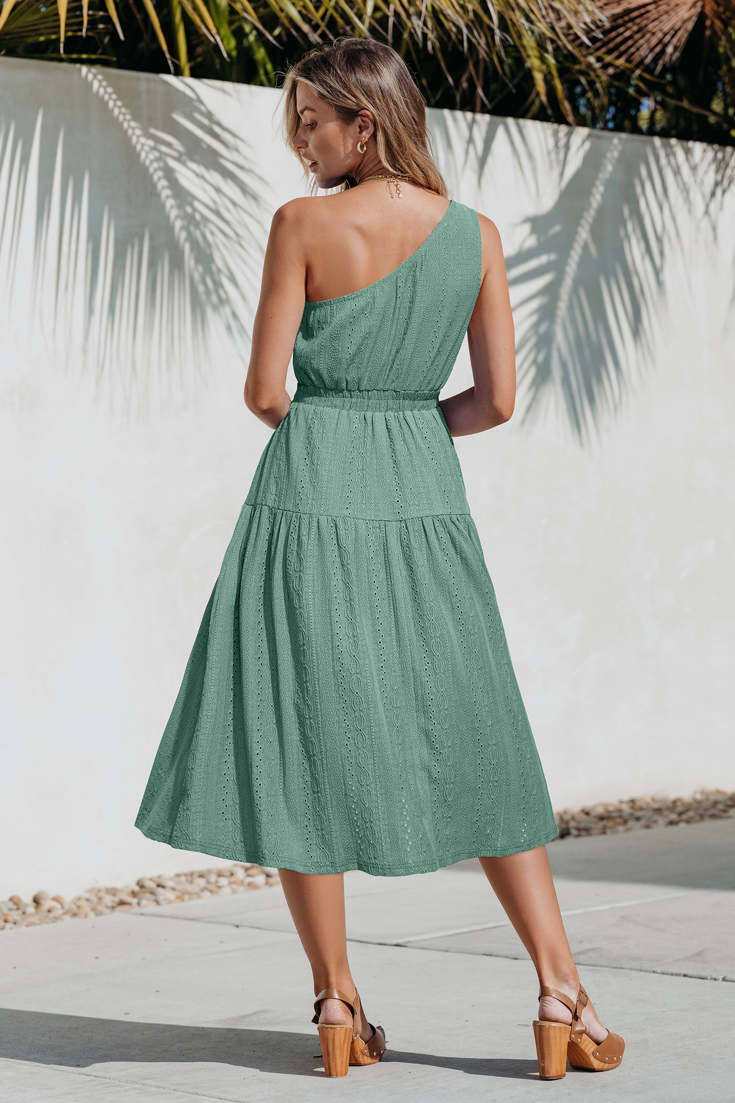 Simmer Green Midi Dress