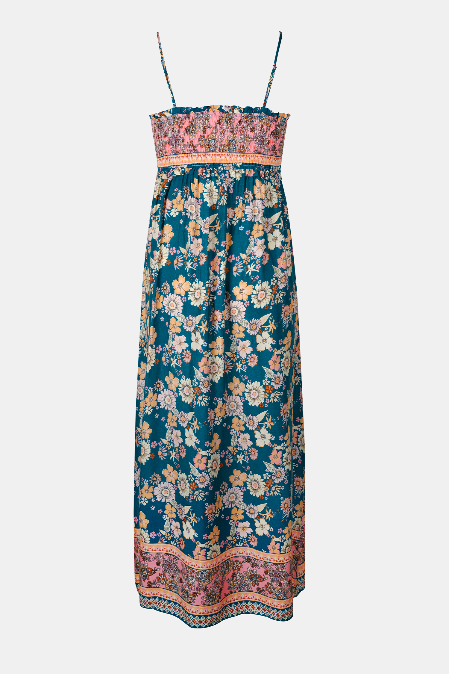 Spring Blooms Floral Maxi Dress