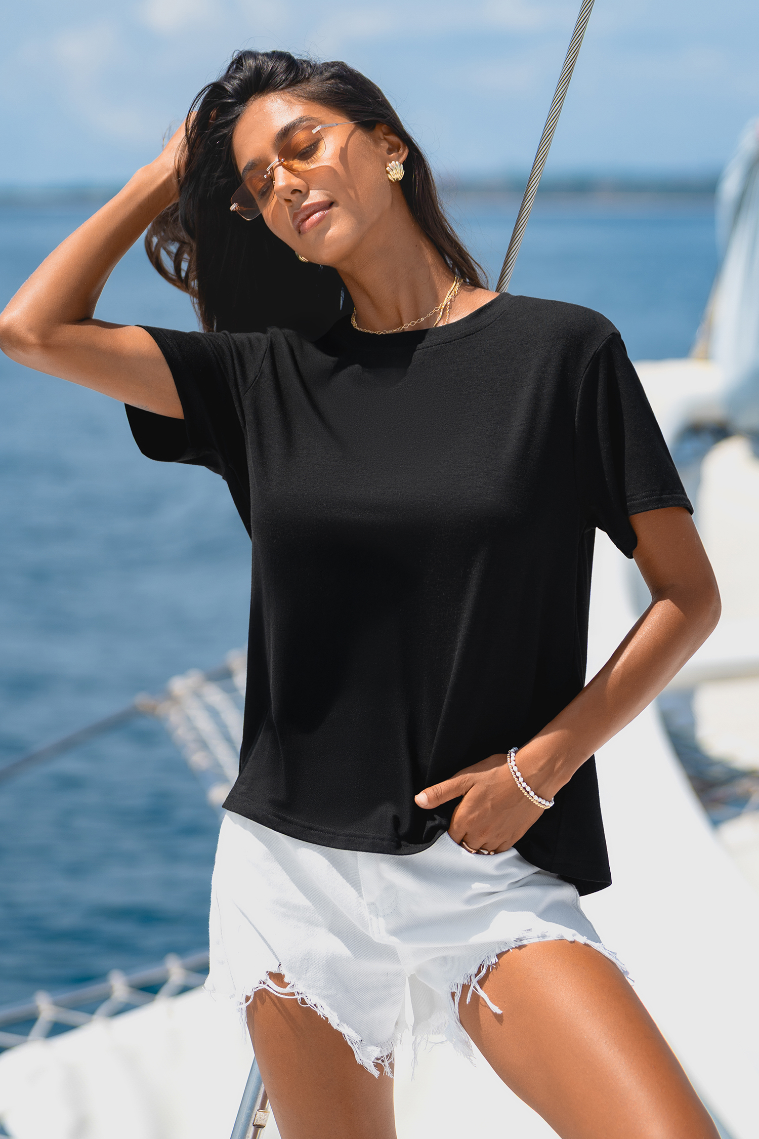 Contradiction Black Tee