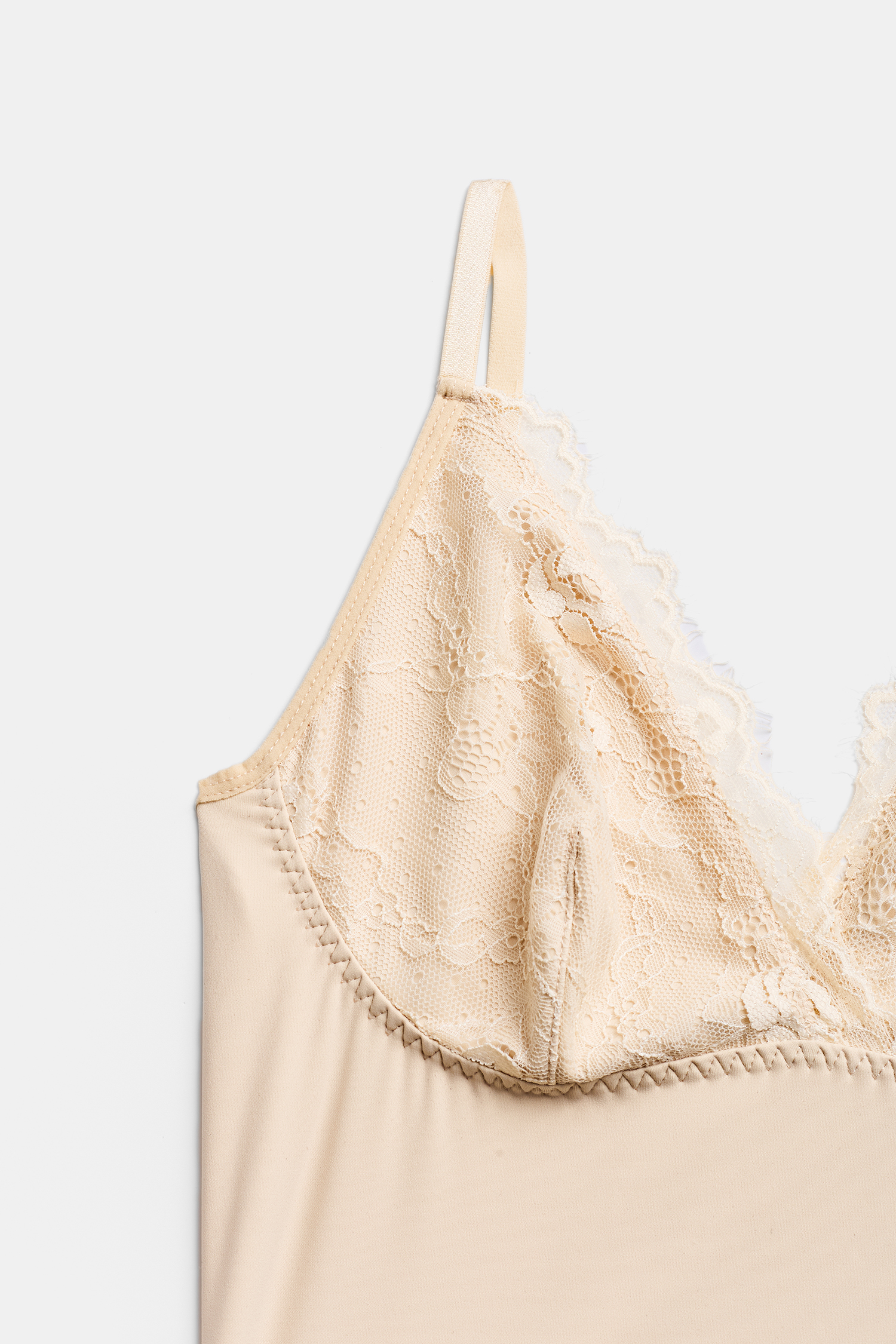 Leichte Kompression Shapewear-Kleid in Beige