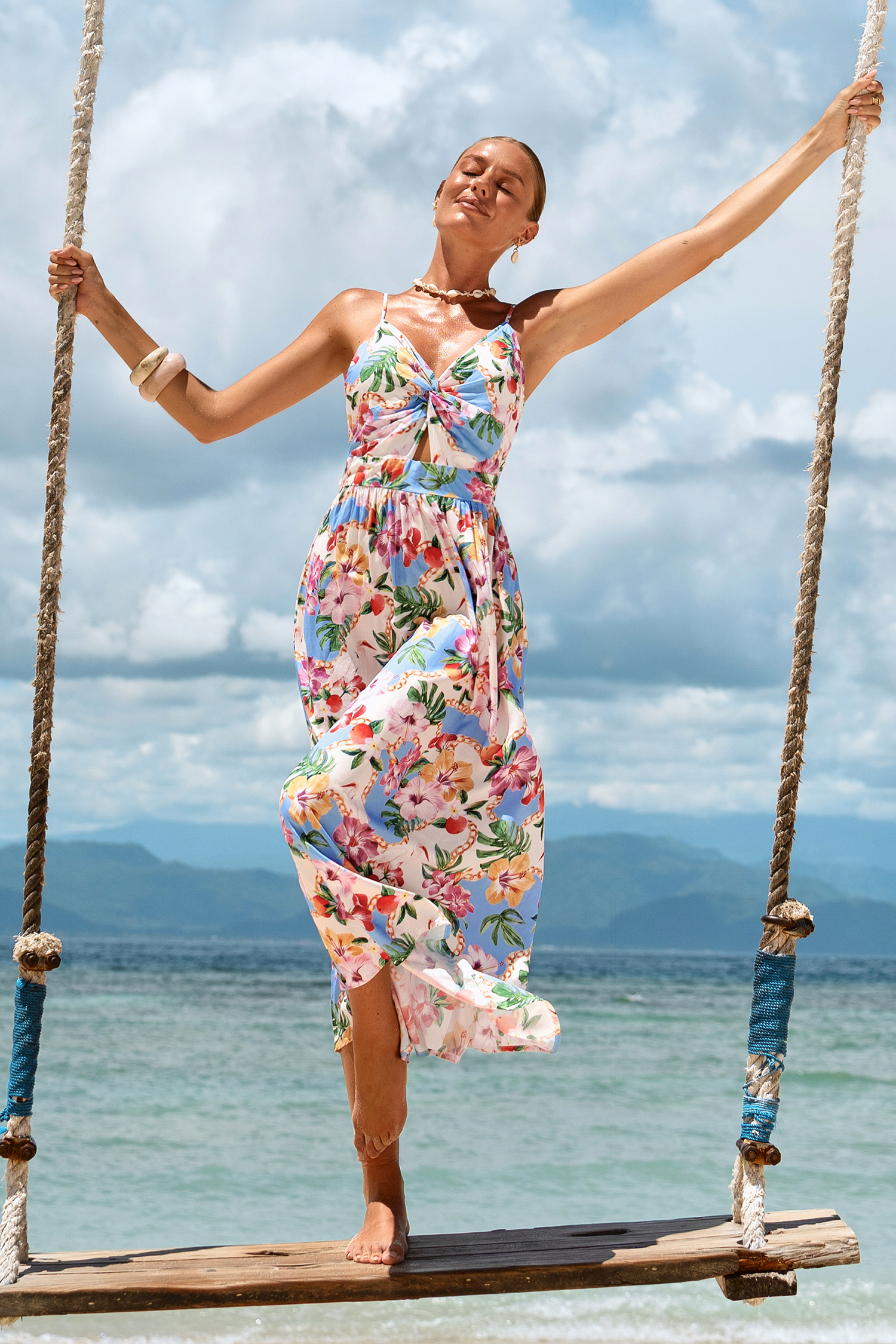 Total Betty Tropical Maxi Dress