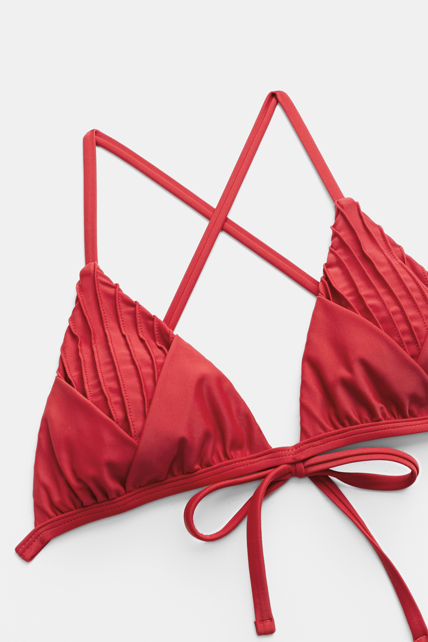 Bikini bretelles croisées au dos