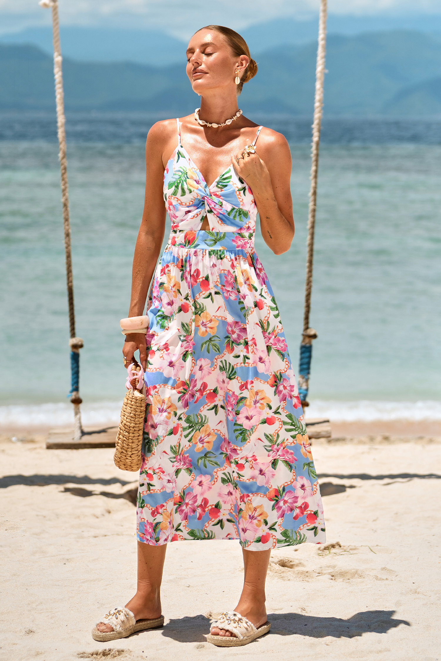 Total Betty Tropical Maxi Dress