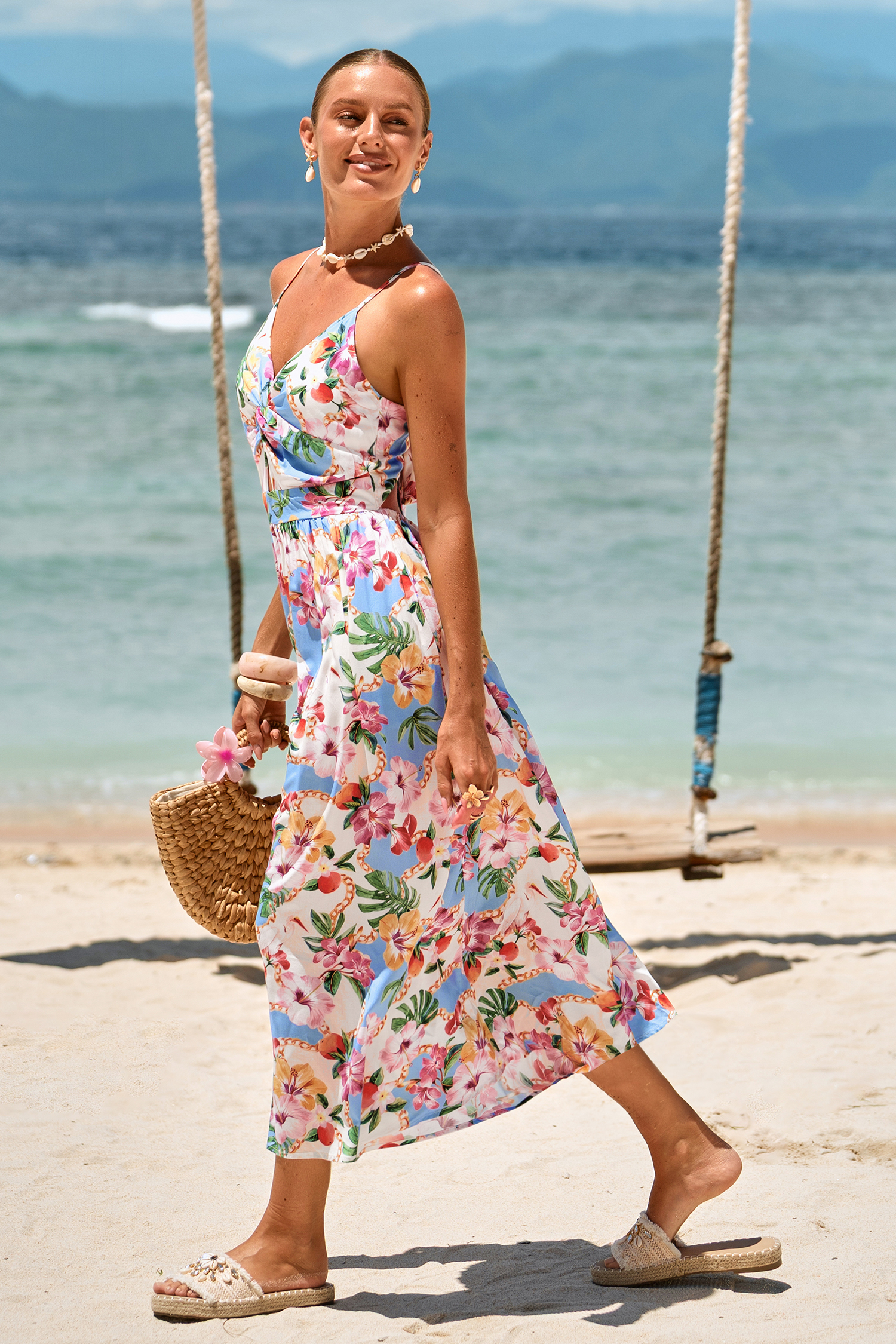Total Betty Tropical Maxi Dress