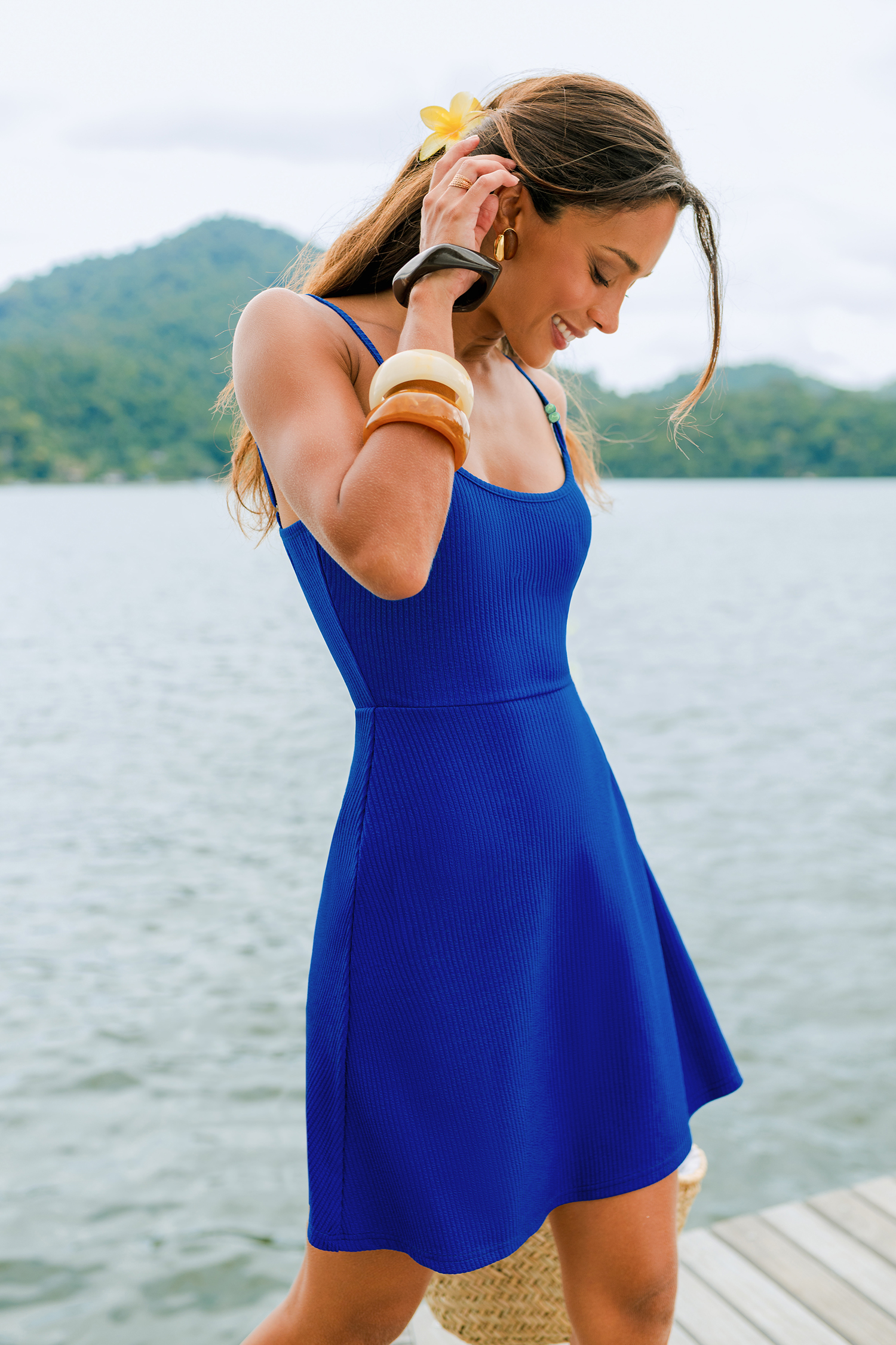 Big Potential Blue Mini Dress