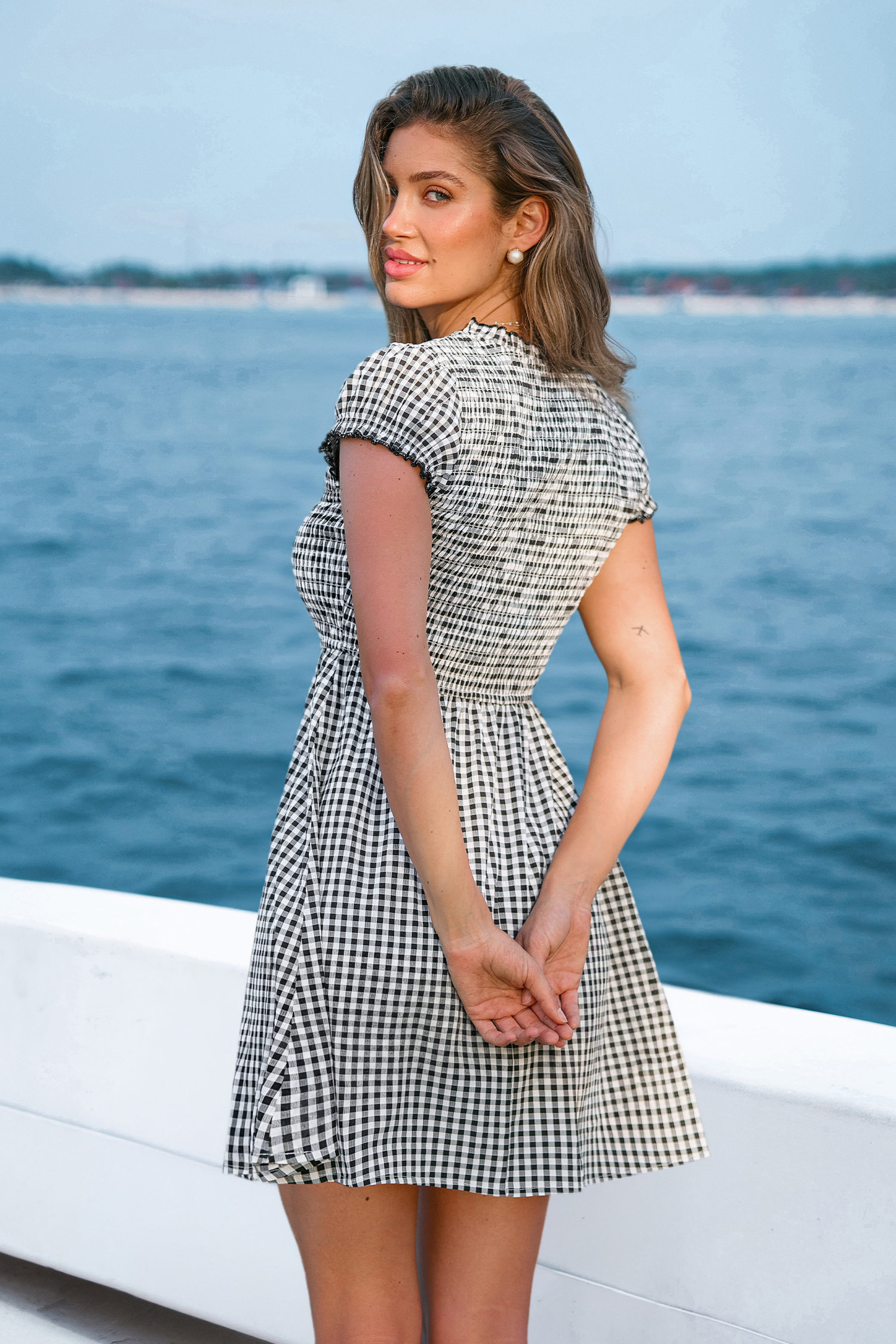 Beloved Gingham Mini Dress