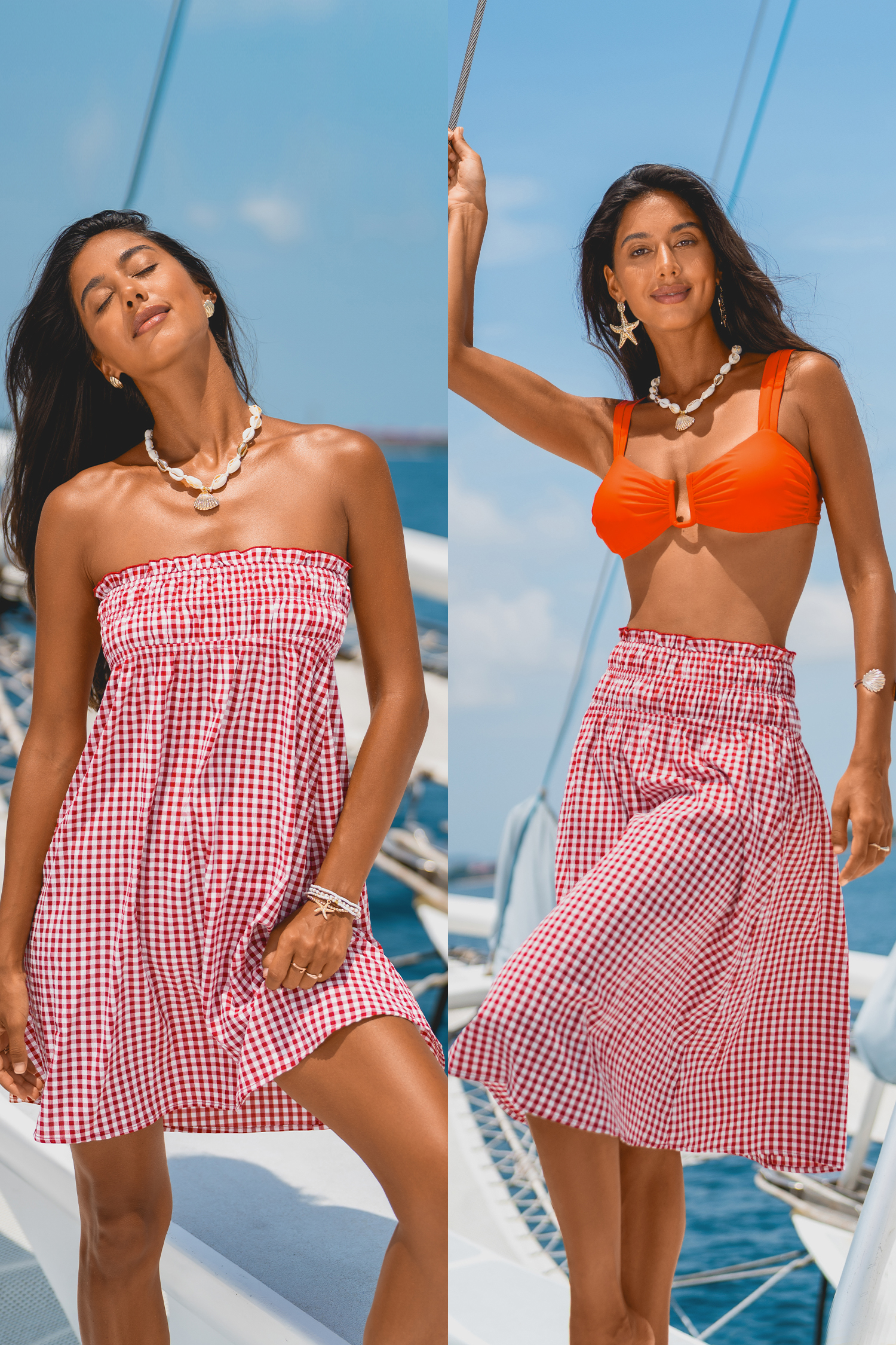 Picnic Bound Gingham Mini Dress