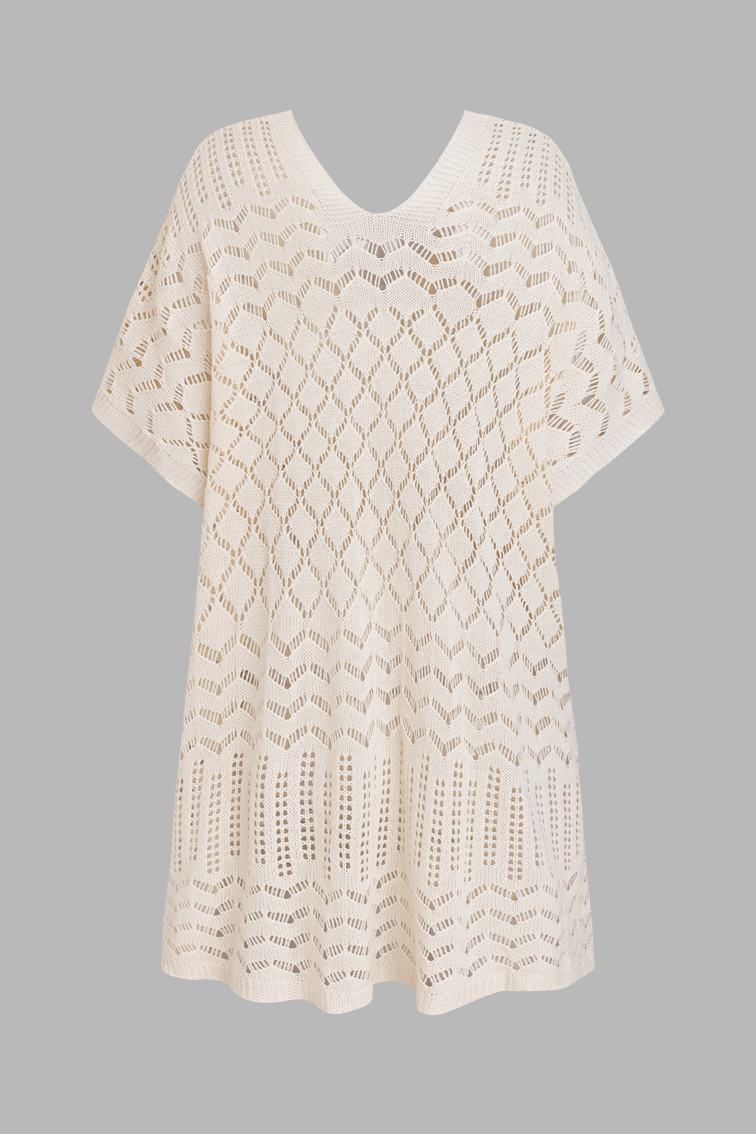 Laguna Escape Beige Cover-Up Mini Dress