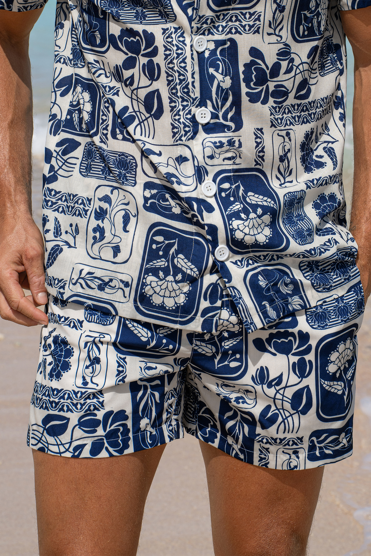 Coastal Terrain Floral Board Shorts
