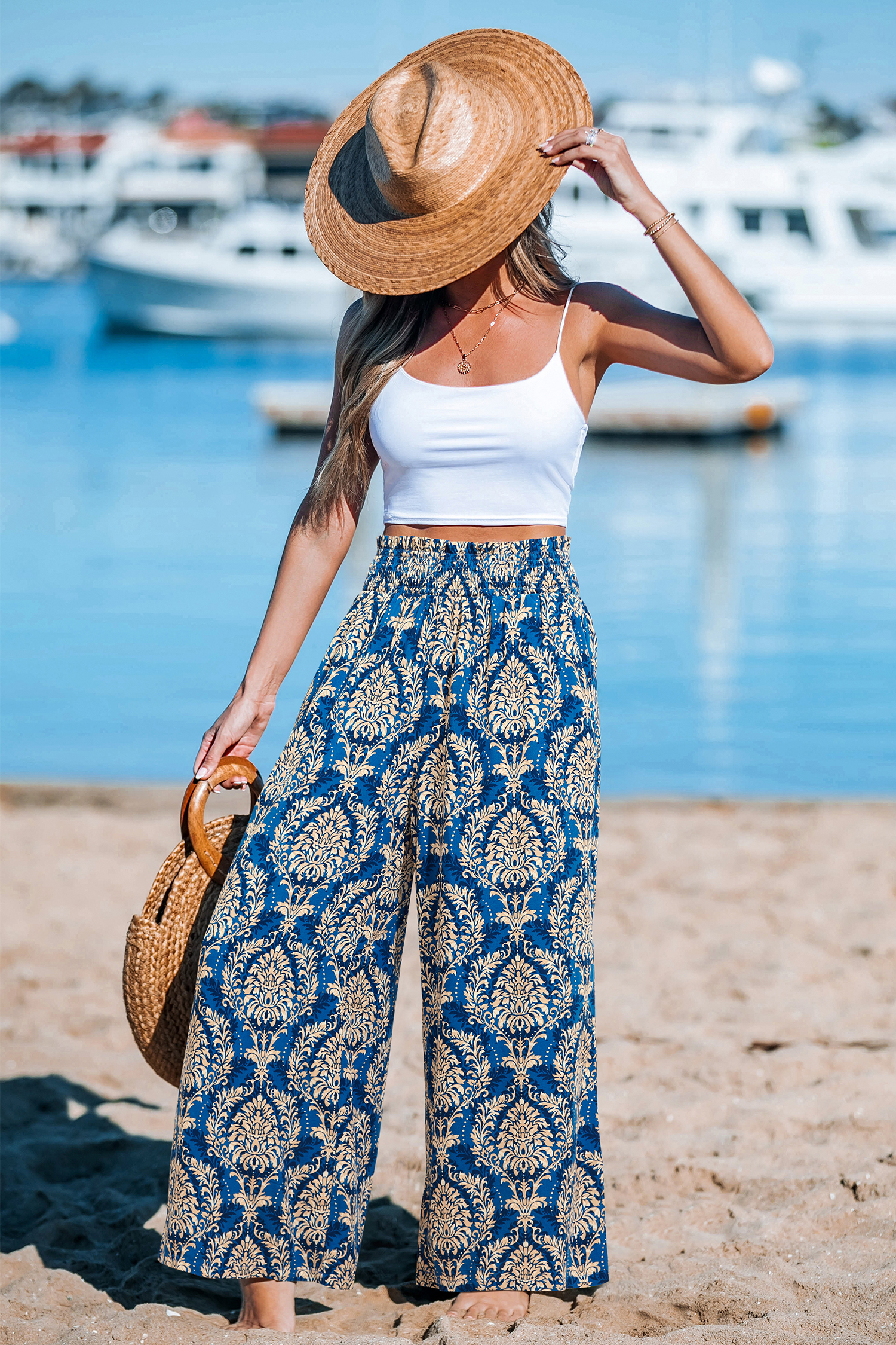 Gilded Sands Ornate Pants