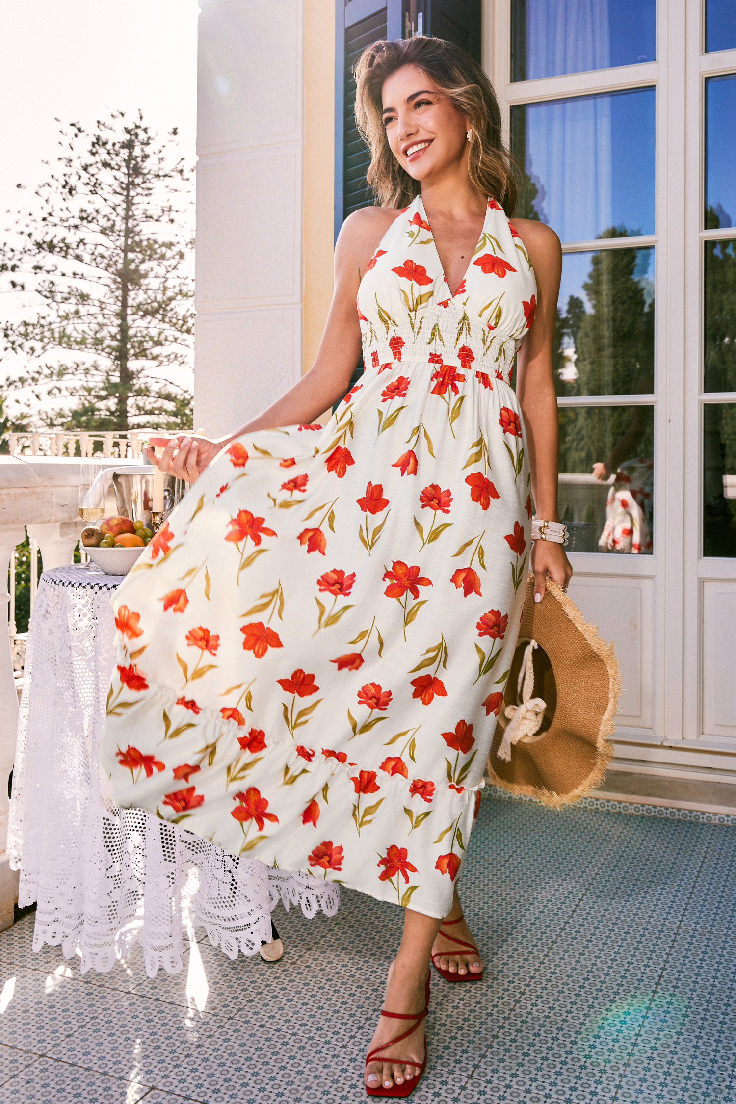 Did the Most Floral Midi Dress