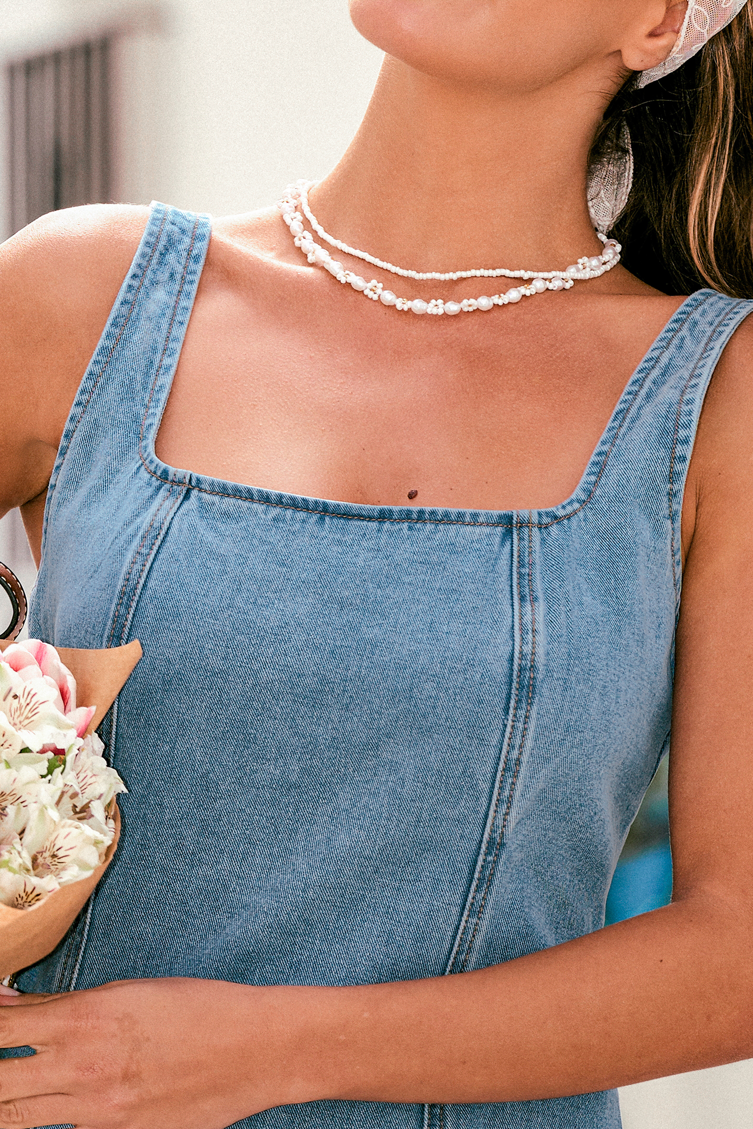 Jackpot Denim Mini Dress