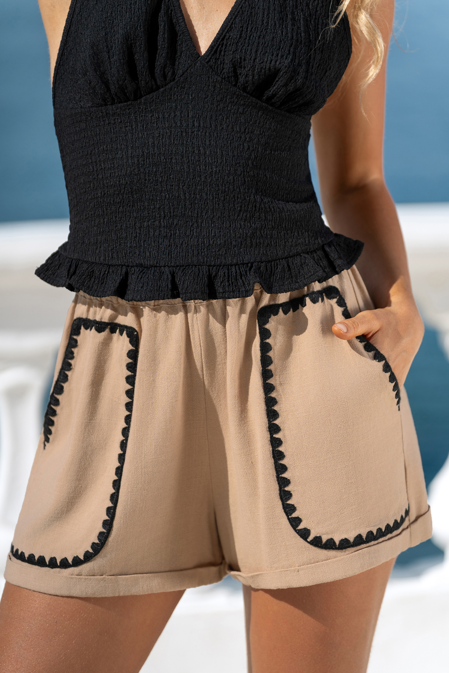 Vriendelijkheid Khaki Shorts